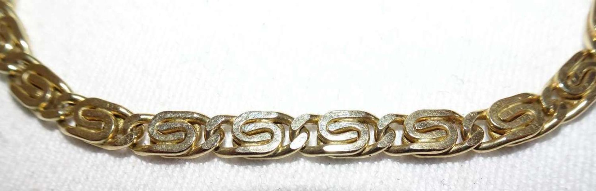 Armband, 925er Silber vergoldet. Länge ca. 19 cmBracelet, 925 silver gilt. Length approx. 19 cm - Image 2 of 2