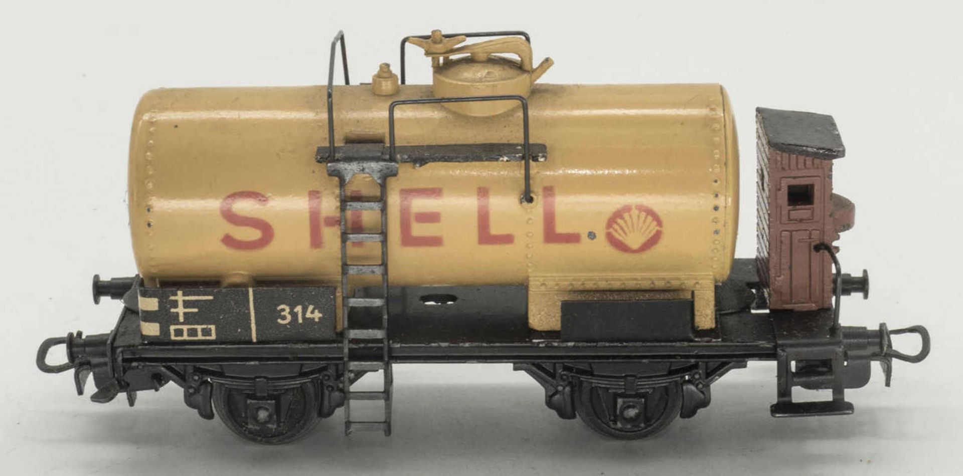 Märklin 314, Kesselwagen "Shell" in OVP. Spur H0. Gebraucht.Märklin 314, tank car "Shell" in orig - Image 5 of 7