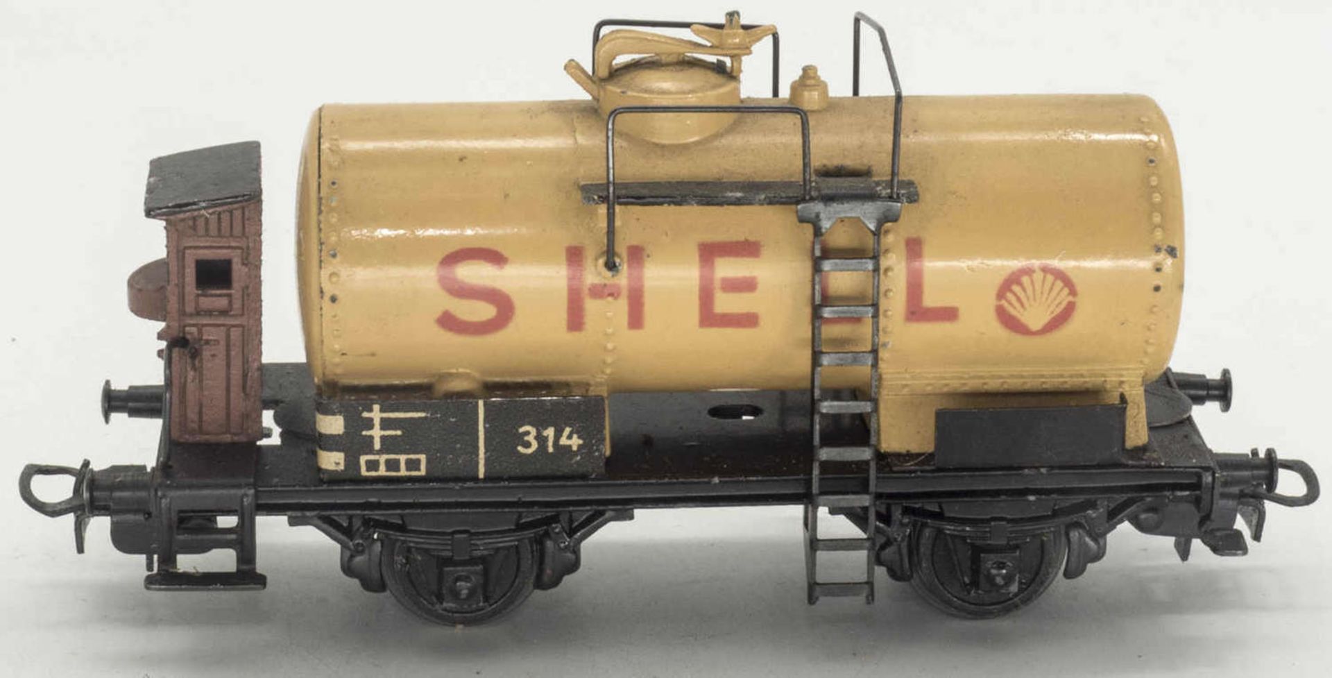 Märklin 314, Kesselwagen "Shell" in OVP. Spur H0. Gebraucht.Märklin 314, tank car "Shell" in orig - Image 2 of 7