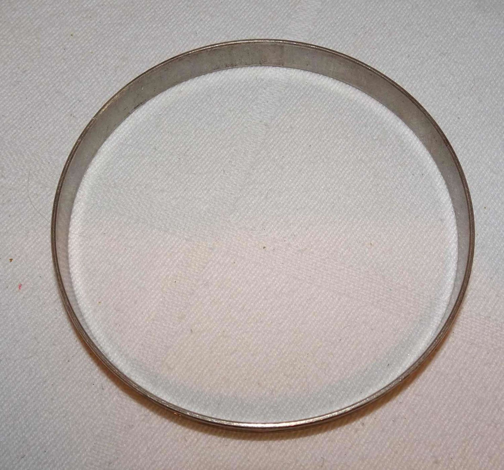 Armreif, 835er Silber, Durchmesser ca. 13,1 grBangle, 835 silver, diameter approx. 13.1 g - Bild 2 aus 3