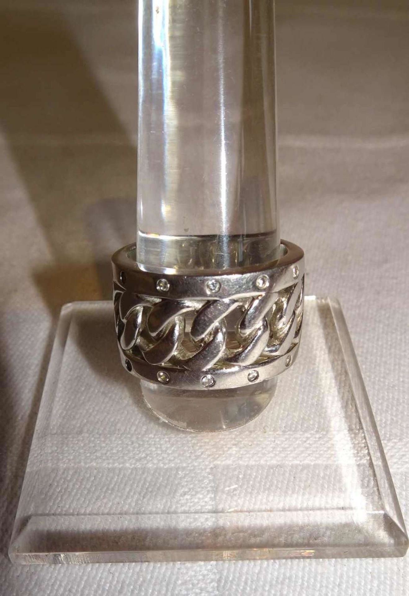 Damenring, 925er Silber, Ringgröße 58, Gewicht ca. 14 grLadies ring, 925 silver, ring size 58, we