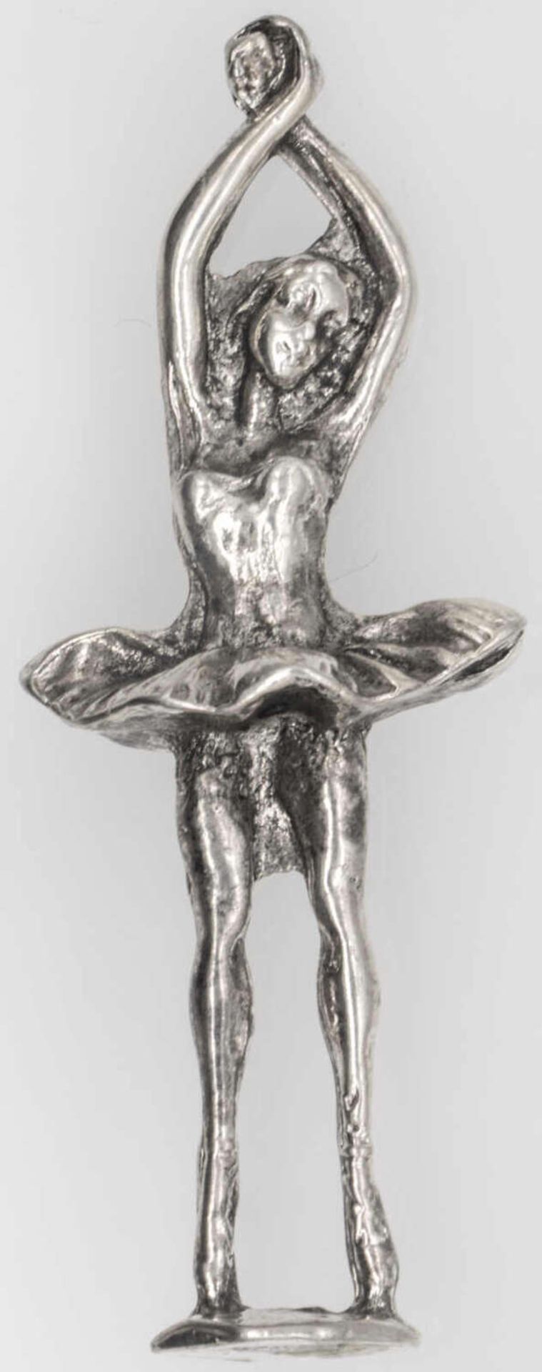 Kleine Silber-Ballerina, Höhe ca. 6,2 cm. Gewicht ca. 10,5 gr.Small silver ballerina, height appro