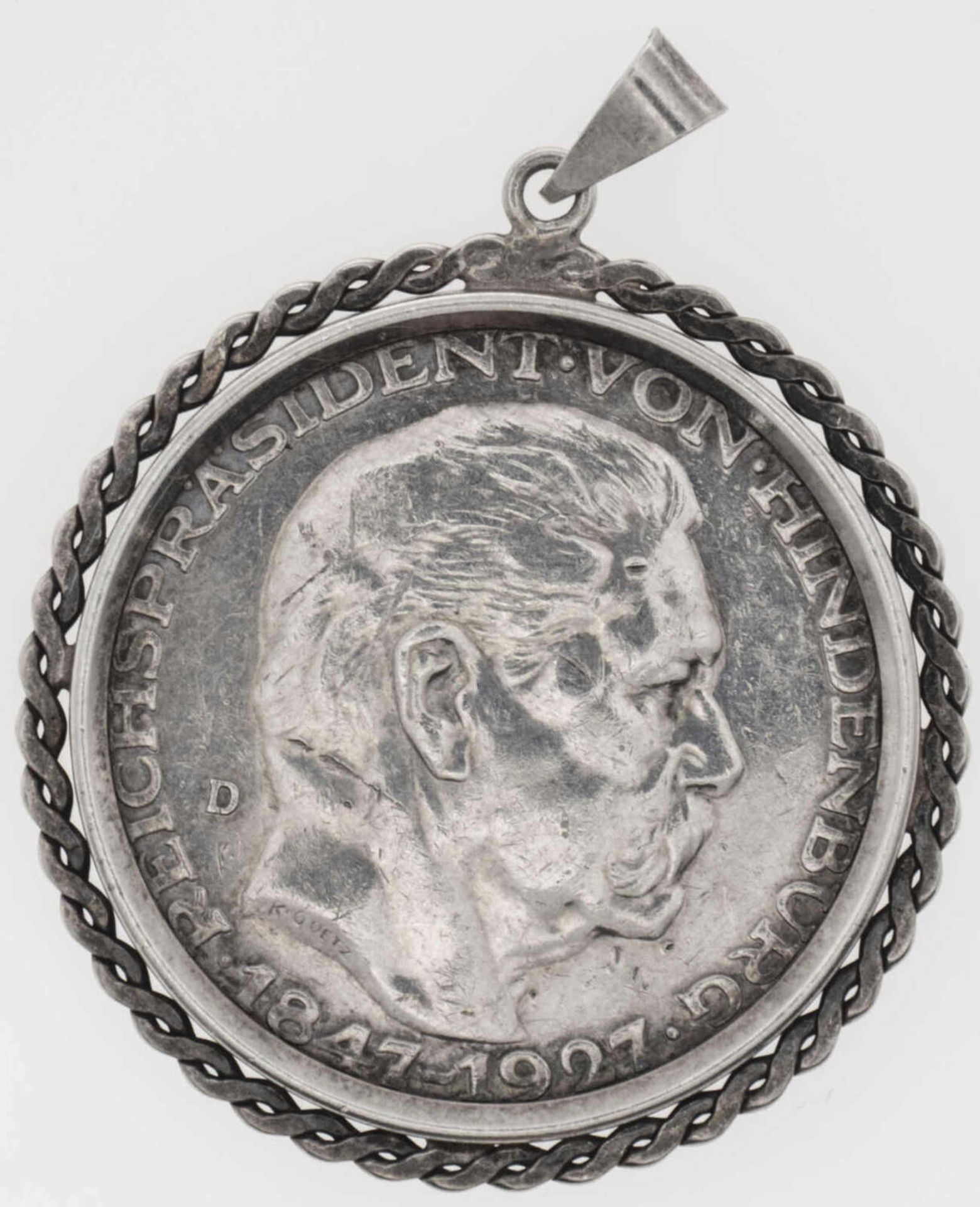 Deutsches Reich, Medaille "Reichspräsident von Hindenburg 1847-1927 - Deutschen Reiches treuester