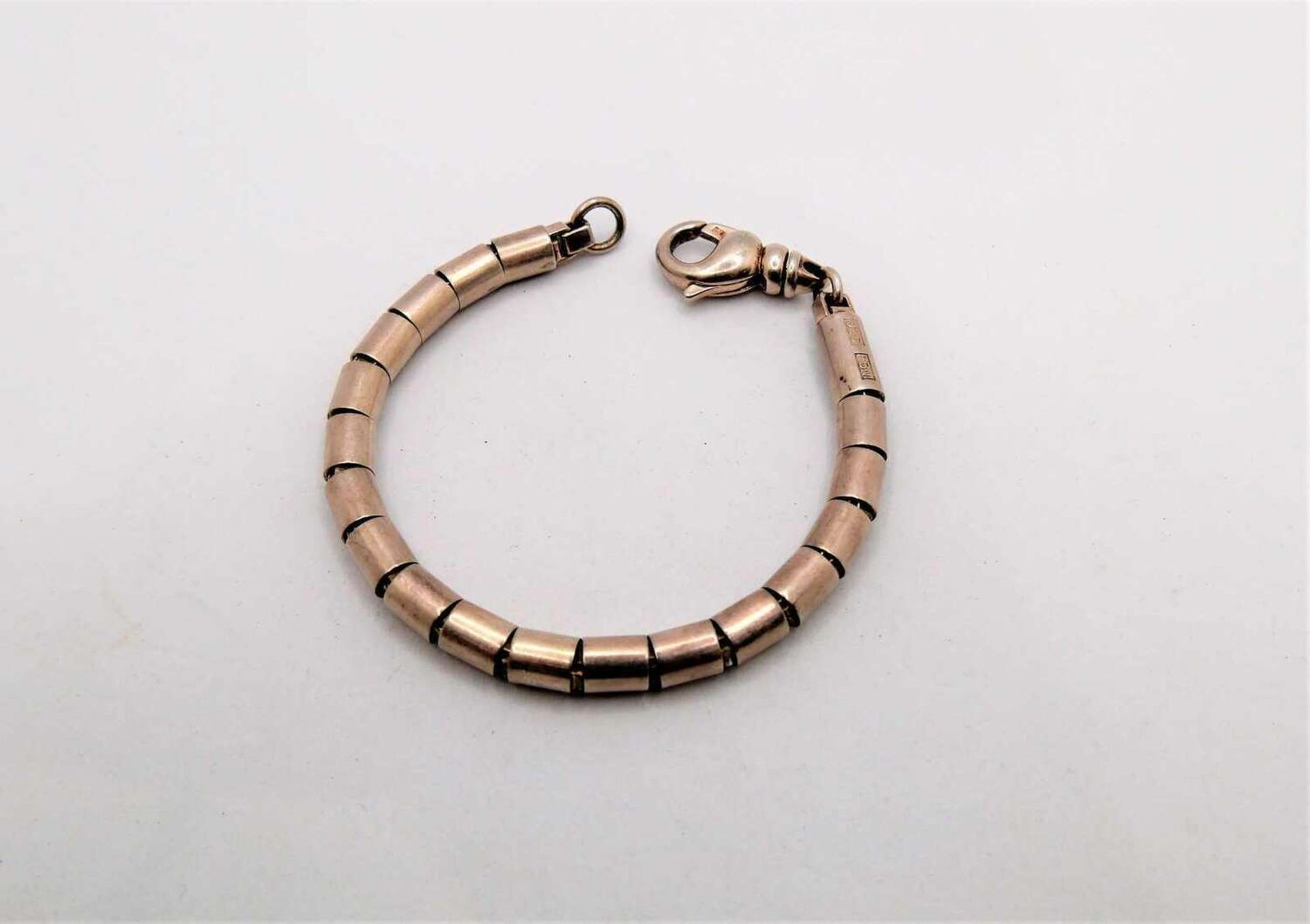 Armband, 925er Silber "Binder". Länge ca. 19 cm. Gewicht ca. 34,2 gr Bracelet, 925 silver "Binder".
