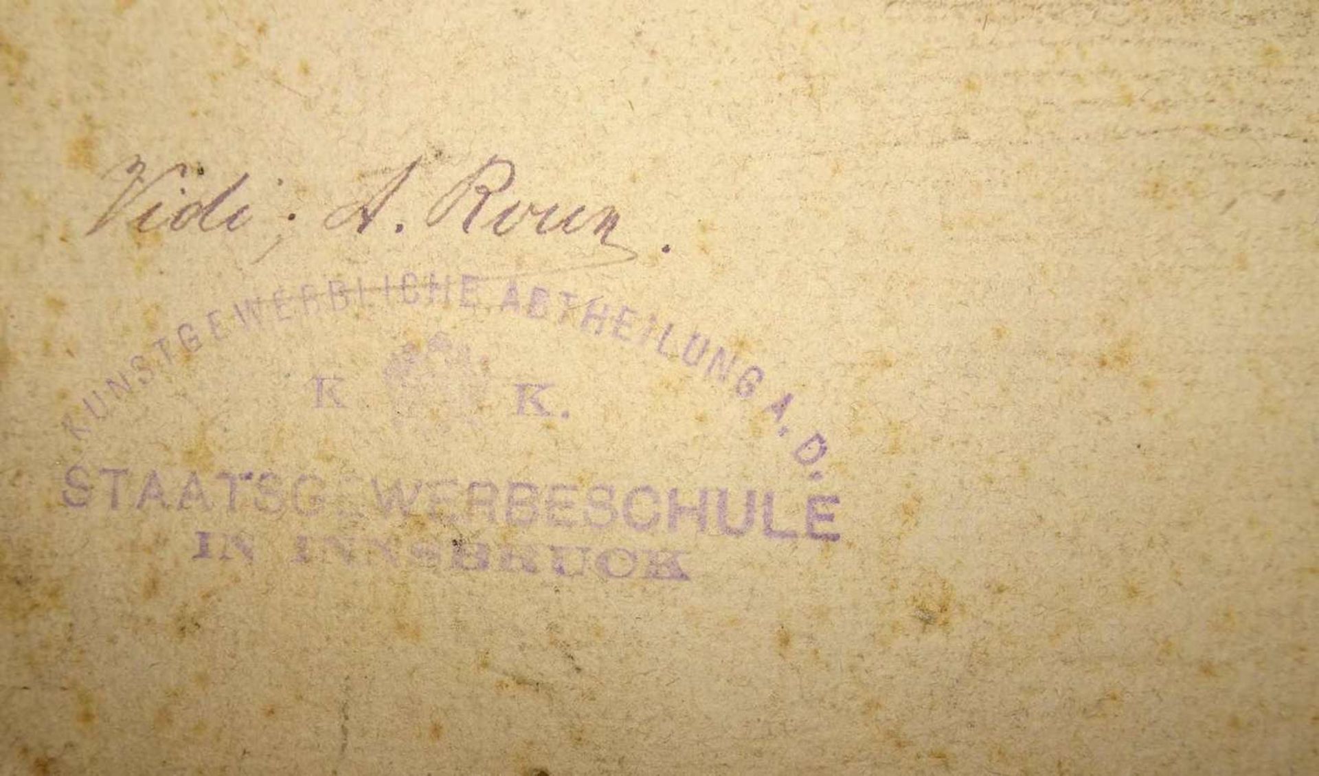 Hermann Wisiol, Bleistiftzeichnung "Engel", stockfleckig. Maße: Höhe ca. 29 cm, Breite ca. 44 cm. - Image 2 of 3