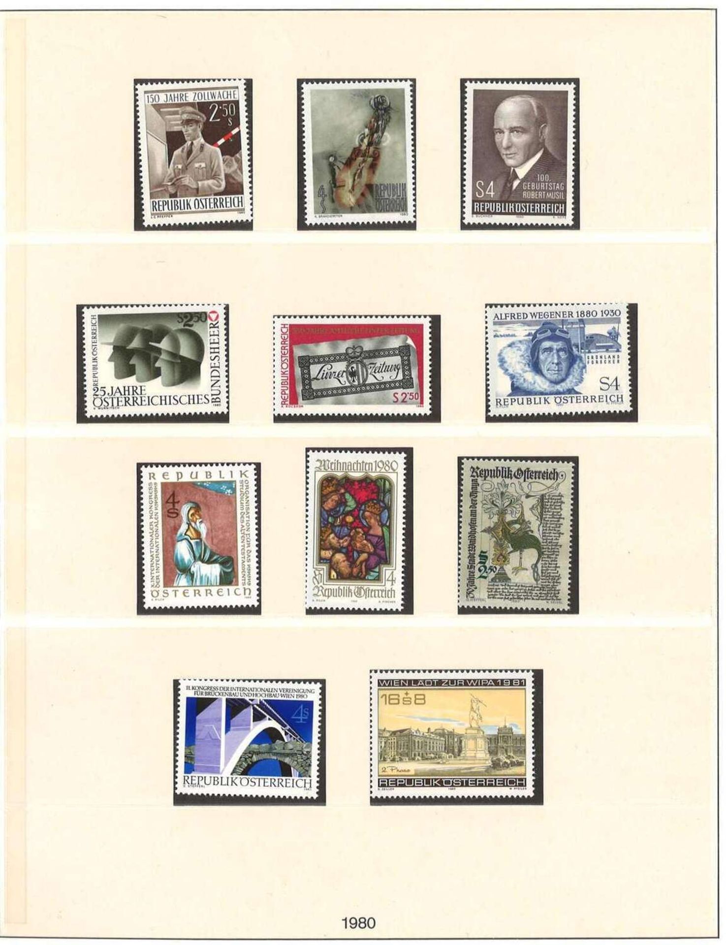 Lot Briefmarken in 3 Alben , meist Liechtenstein und Österreich, sowie FDC`s Lot of stamps in 3 - Image 4 of 4