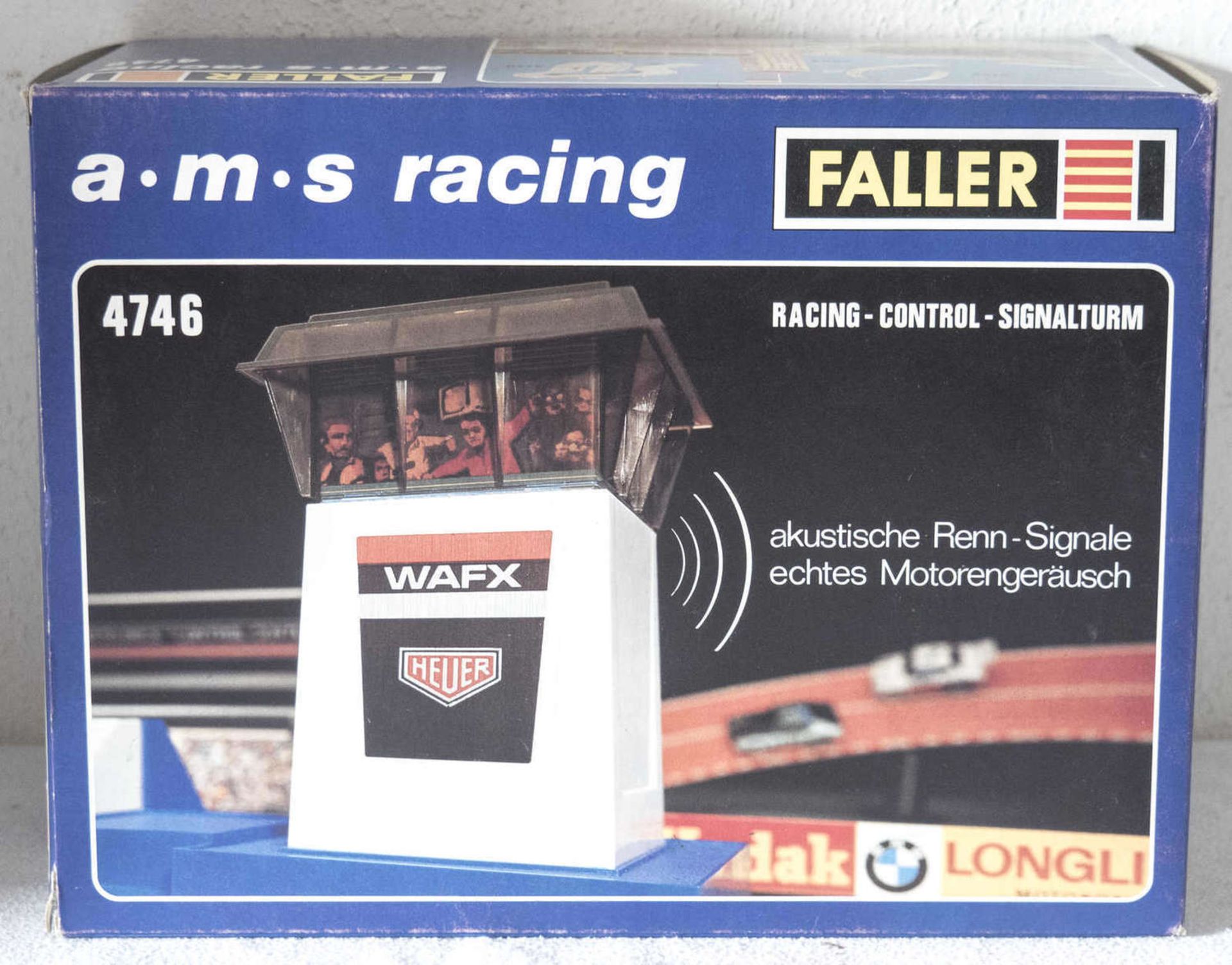 Faller ams racing 4746, Racing - Control - Signalturm. Neu in OVP. OVP mit Lagerspuren. Faller ams