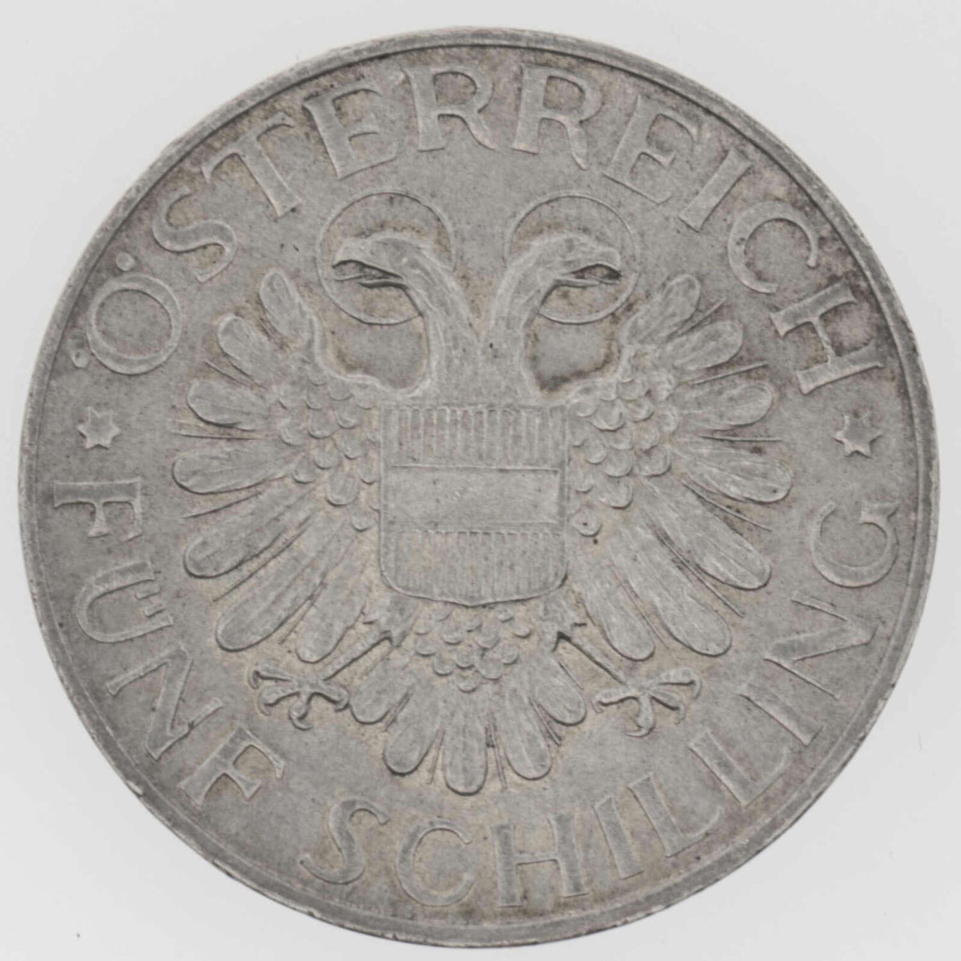 Österreich 1934, 5.- Schilling - Silbermünze "Magna Mater". Erhaltung: ss. Austria 1934, 5. - Bild 2 aus 2