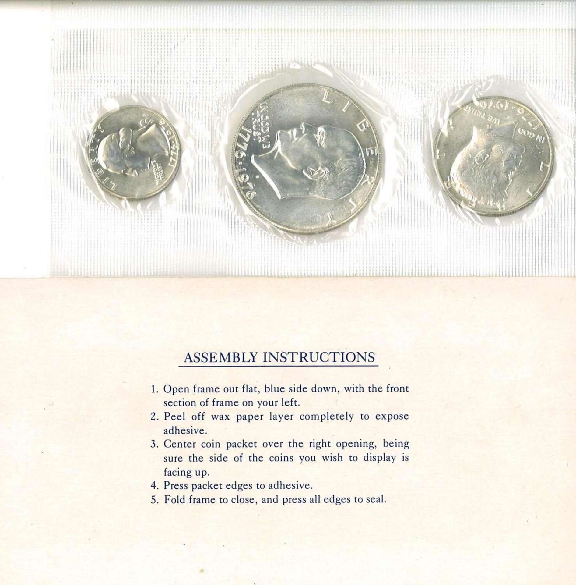 United States Bicentennial Silver Uncirculated Set 1776 - 1976, Gedenkmünzen Münzen Dollar. - Bild 2 aus 4