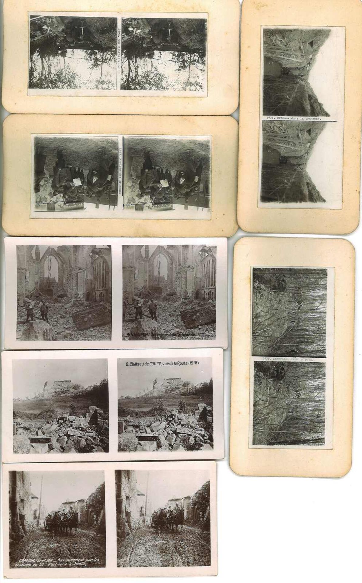 Stereo Bilder 1. Weltkrieg, Stadtansichten Paris, etc. Über 90 Stück. Selten in dieser Menge.Ster - Image 2 of 3