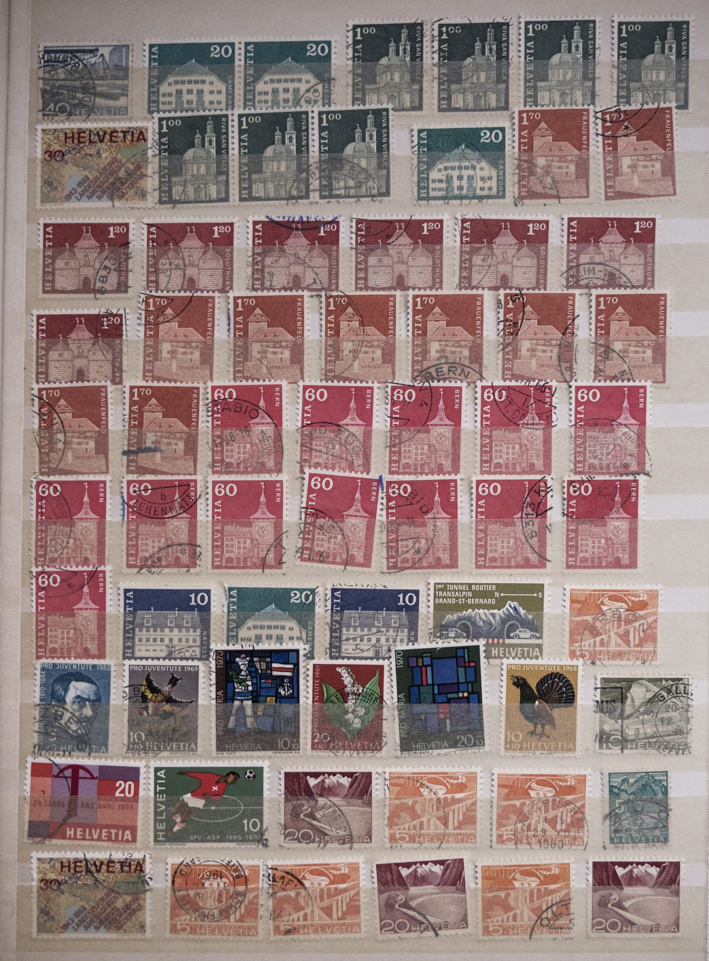 Briefmarken - Album Schweiz.>/de>