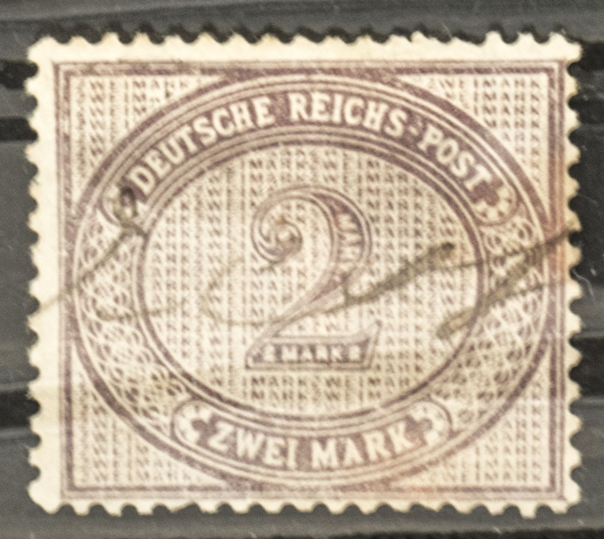 Deutsches Reich 1875, Mi. - Nr. 37 a/b?, bis 17.11.1884 Federzug Handentwertung. Ab 18.11.1884