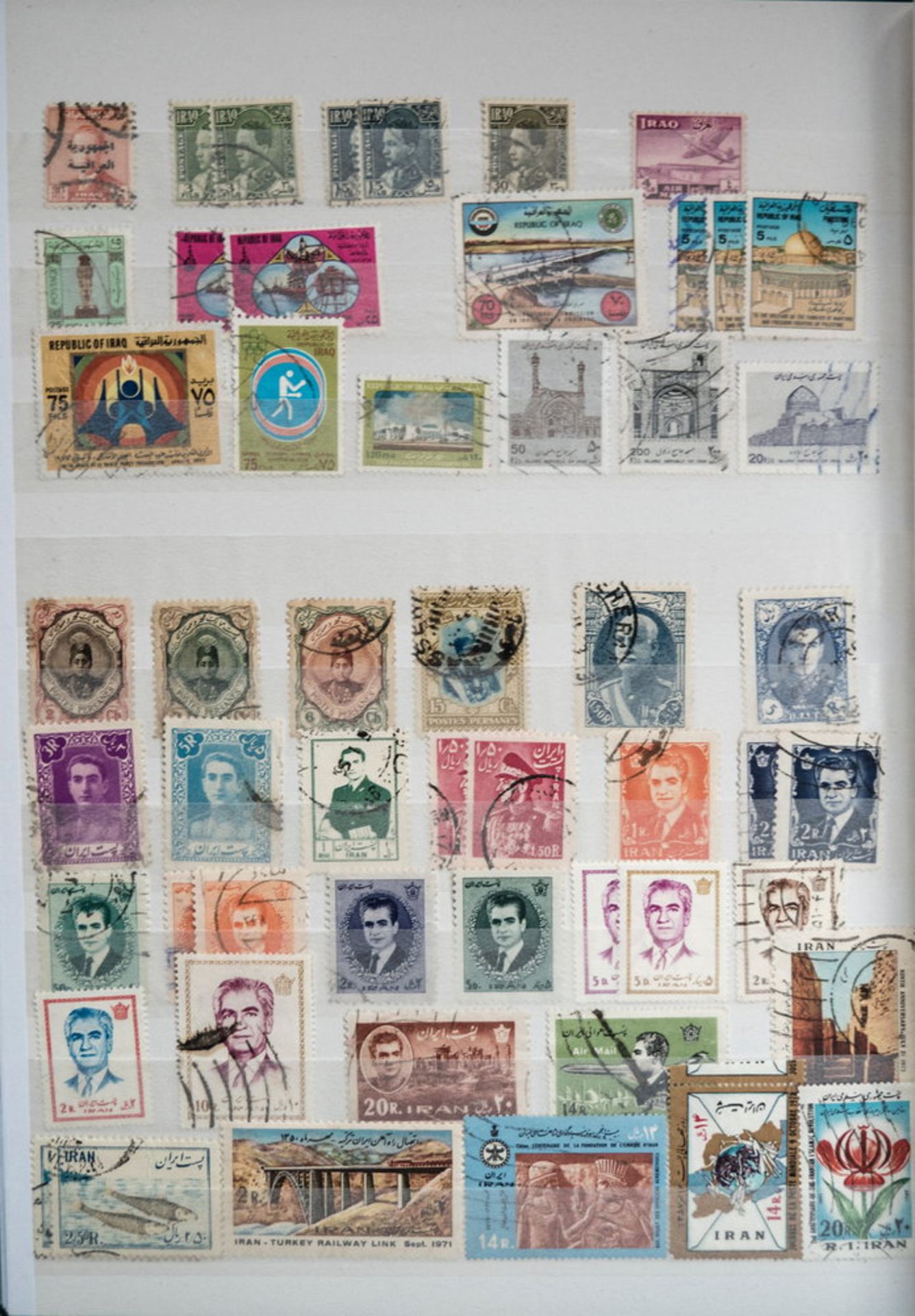 Sammlung Arabien und Vorderasien/Israel. Dazu drei Briefmarken - Steckkarten Ägypten.>/de> - Bild 4 aus 7