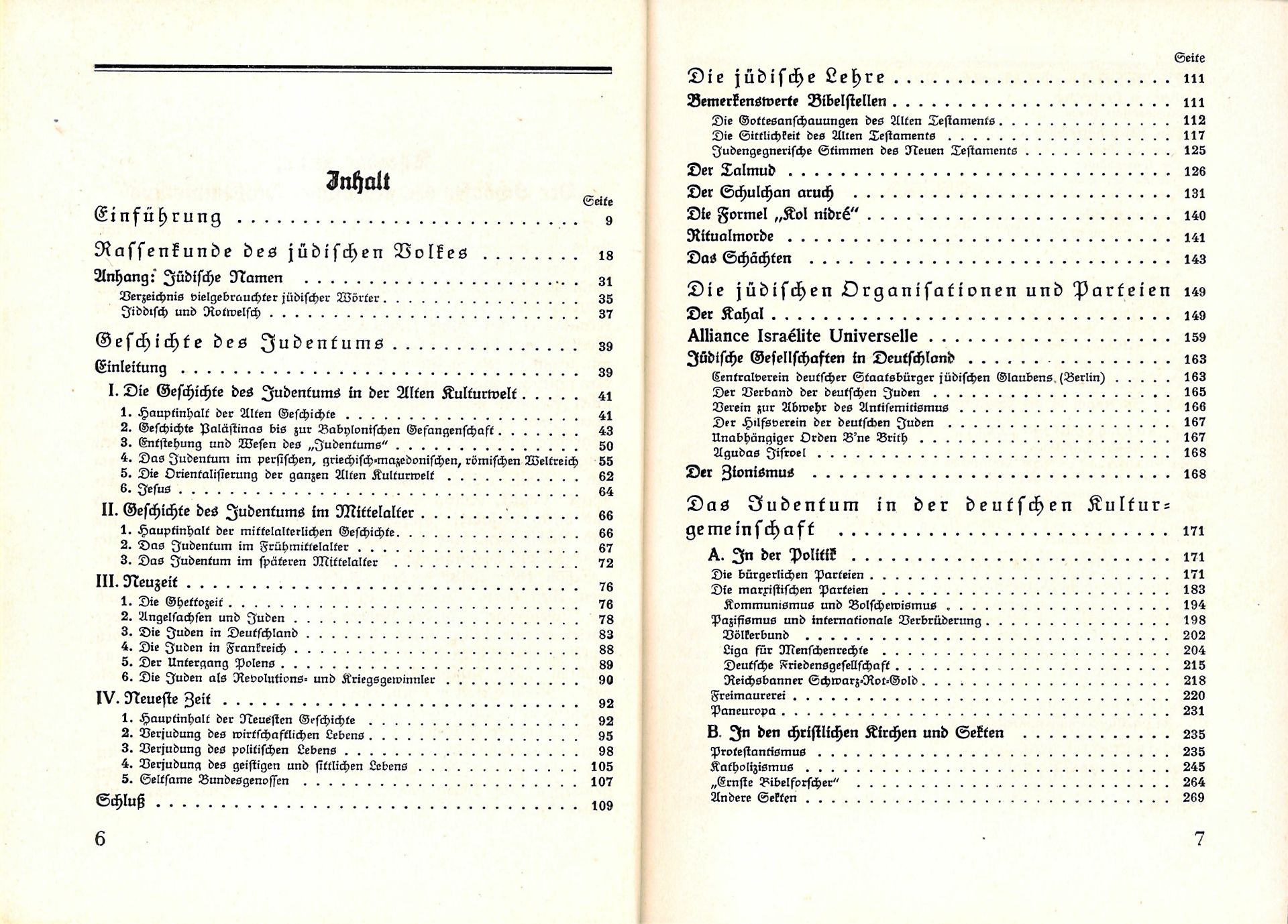 Theodor Fritsch, Handbuch der Judenfrage. Die wichtigsten Tatsachen zur Beurteilung des jüdischen - Image 2 of 3