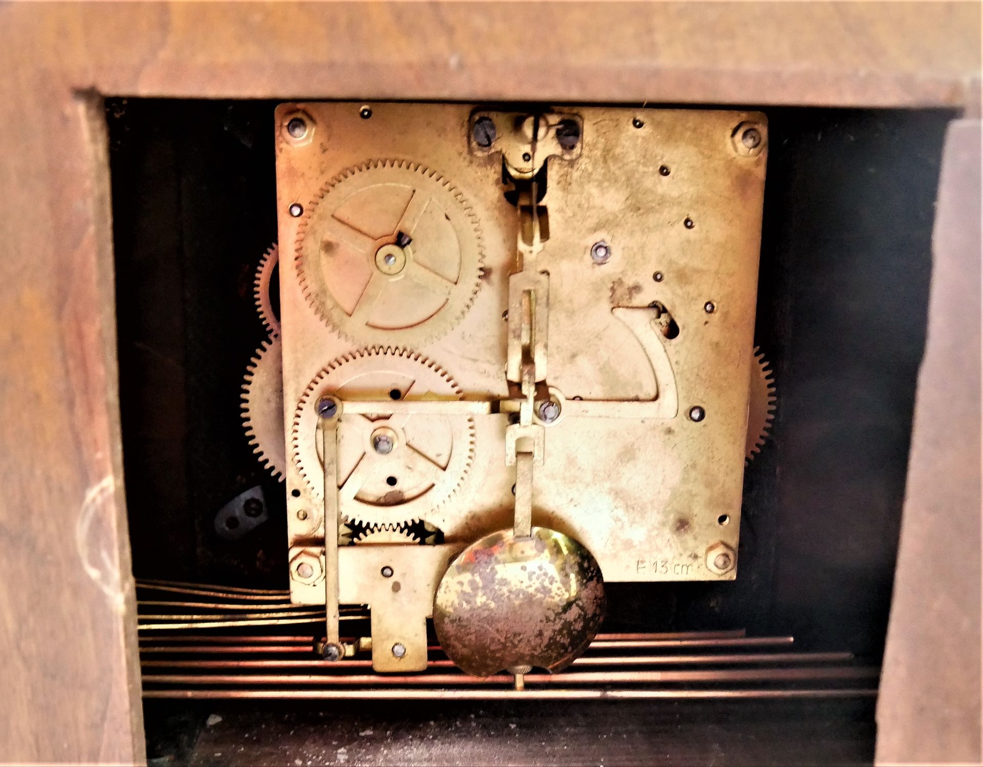 Buffet-Uhr mit Westminter-Schlag, Funktion nicht geprüft. - Image 3 of 3