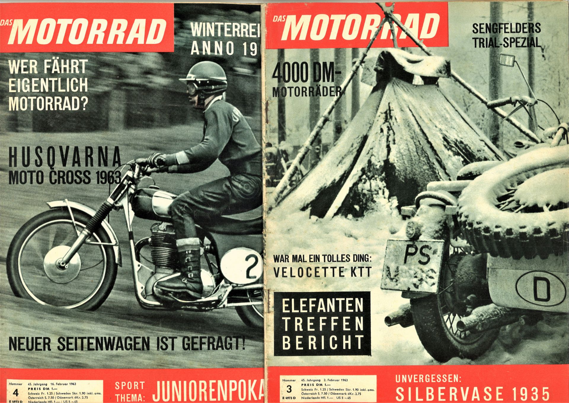 Das Motorrad, Magazin, hier 45. Jahrgang, 1963, Nr. 1 - 5 - Bild 2 aus 4