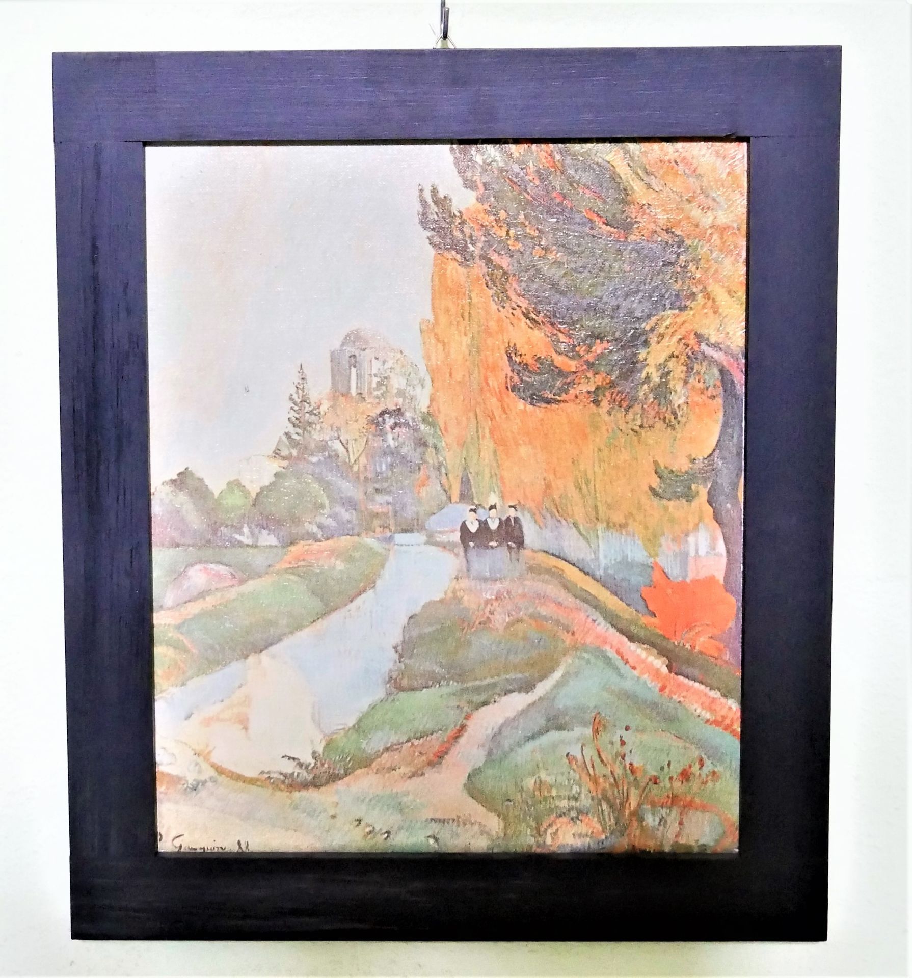 Paul Gauguin, Öldruck gerahmt. Gesamtmaße: Höhe ca. 61 cm, Breite ca. 51 cm