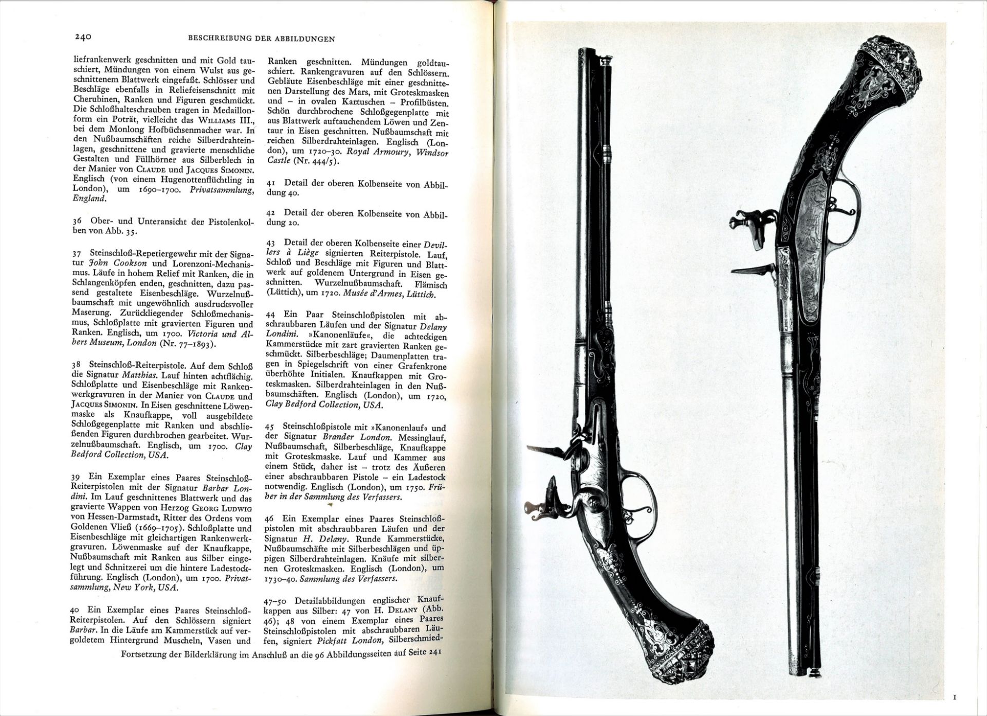 John F. Hayward, Die Kunst der alten Büchsenmacher 2. Band 1969, 1660-1830 Europa und Amerika - Bild 2 aus 2