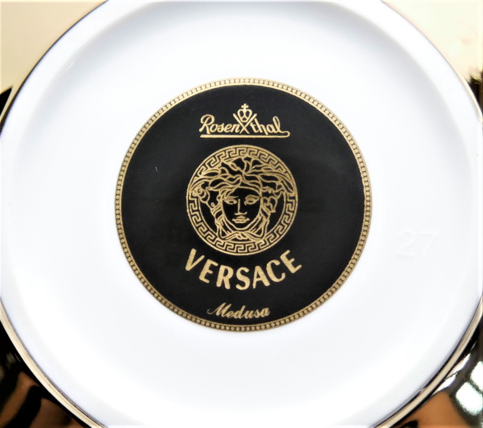 3 Teile Rosenthal Porzellan "Versace", 2x im Originalkarton. - Bild 3 aus 5