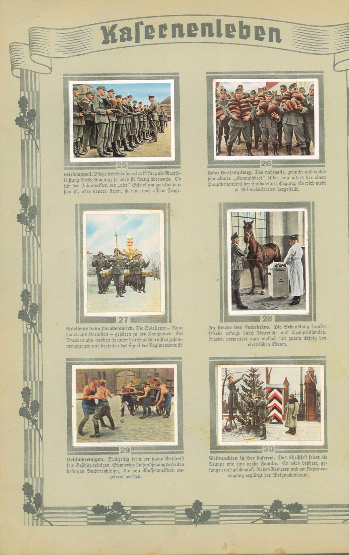 Sammelbilderalbum "Die Deutsche Wehrmacht", augenscheinlich bis auf 1 Bild komplett. Bitte - Image 2 of 4