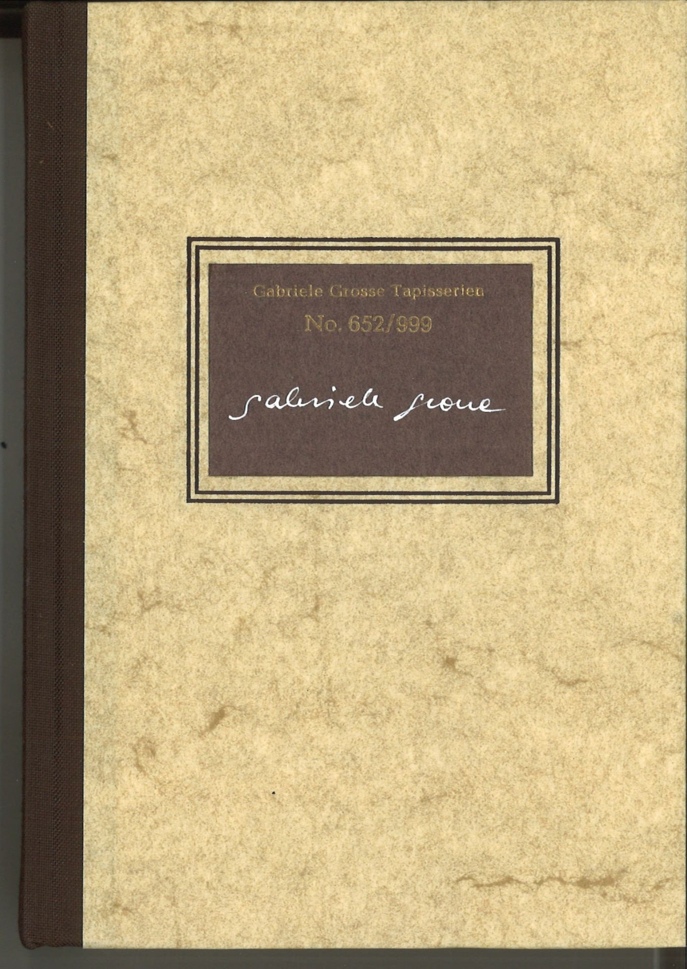 Gabriele Grosse, Tapisserien, Werkverzeichnis 1961-1981. Herausgegeben von Armin Geus. Harenberg