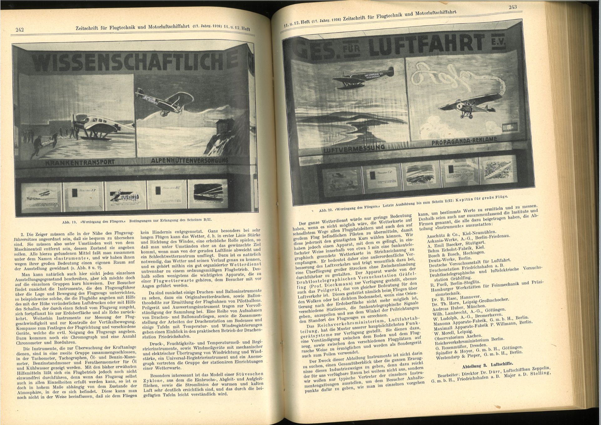 Zeitschrift für Lufttechnik und Motorluftschifffahrt, gebundener kompletter Jahrgang 1926, 570 - Bild 3 aus 3