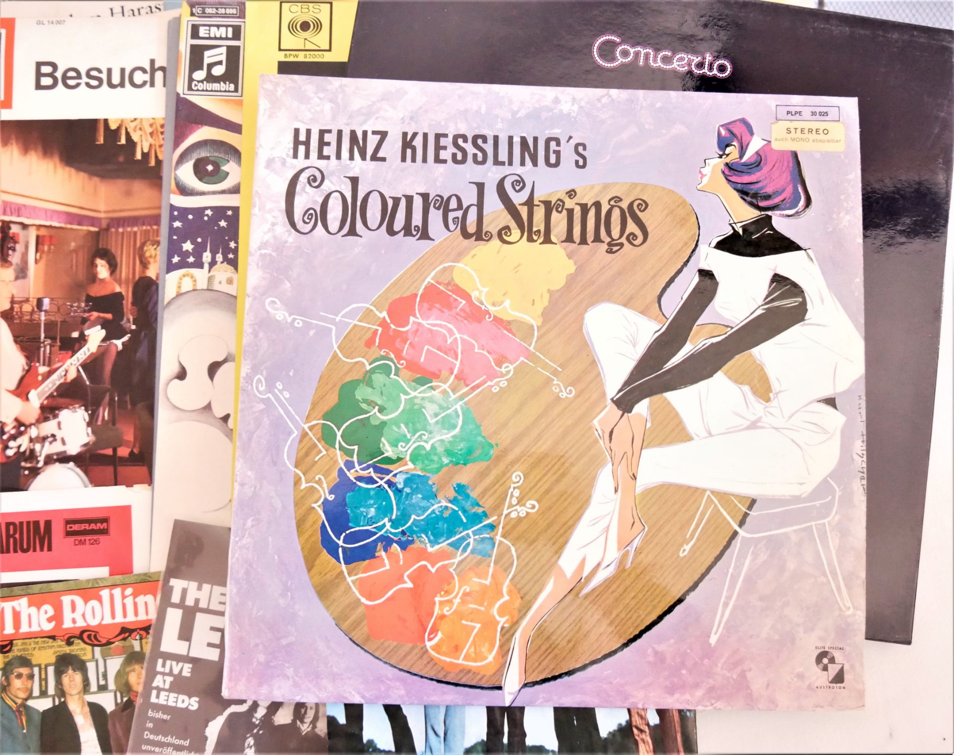 Lot LP´s, dabei: Spliff, Heinz Kiesslings "Coloured Strings", The Bee Gees, Liszt etc, insgesamt - Image 3 of 3