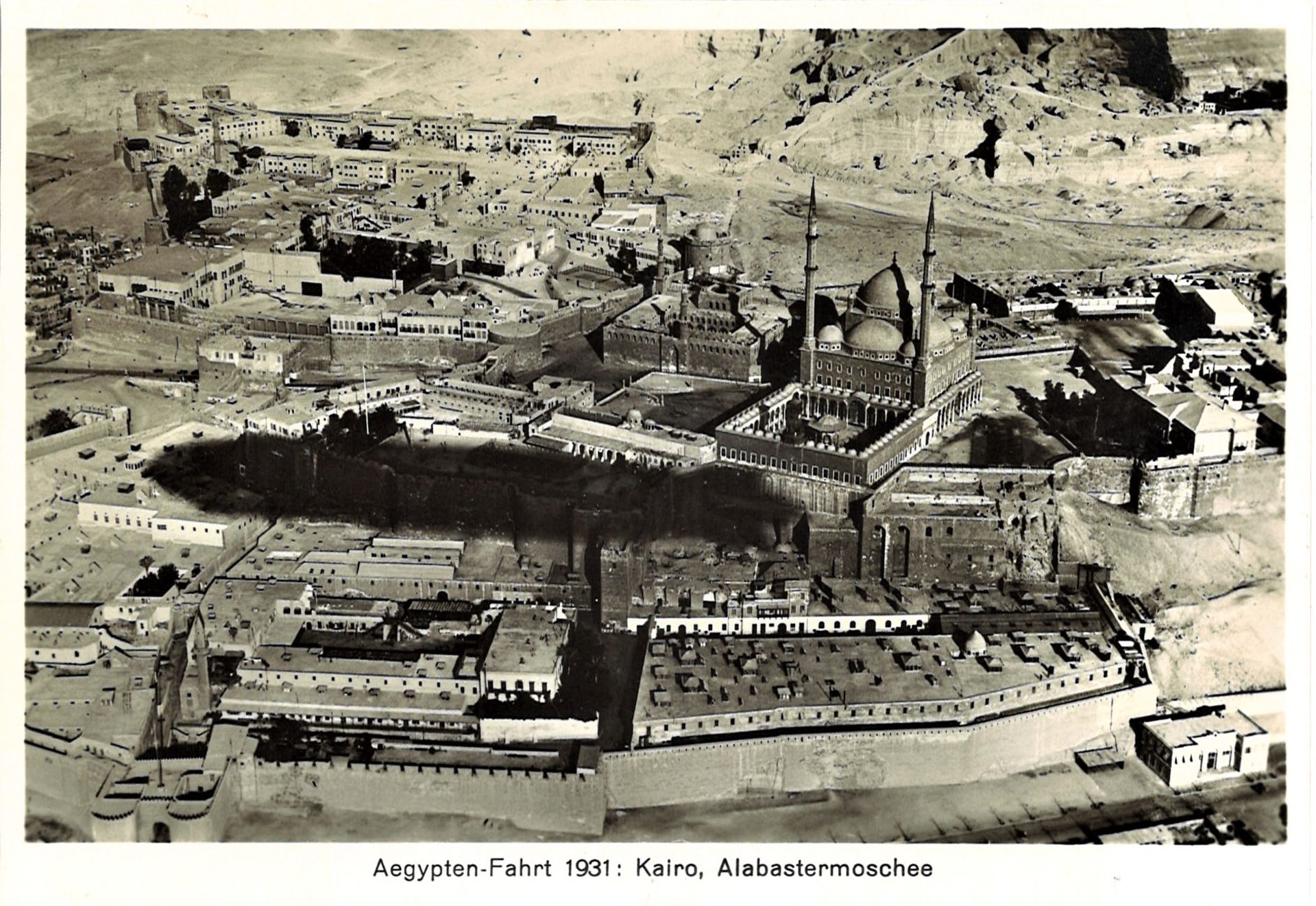 Zeppelin Ägyptenfahrt 1931: Kairo Alabaster - Moschee.