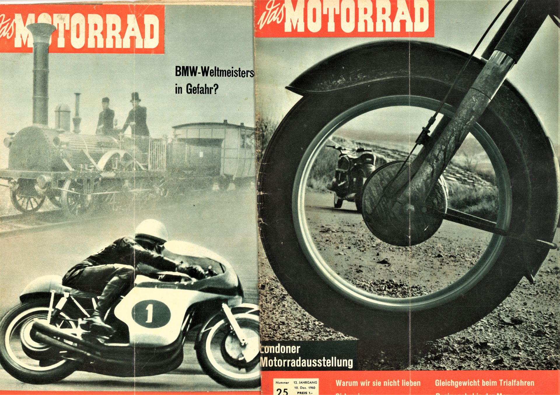 Das Motorrad, Magazin, hier 12. Jahrgang, 1960, Nr. 5, 12, 18, 21, 22, 24, 25 und 26 - Bild 4 aus 5