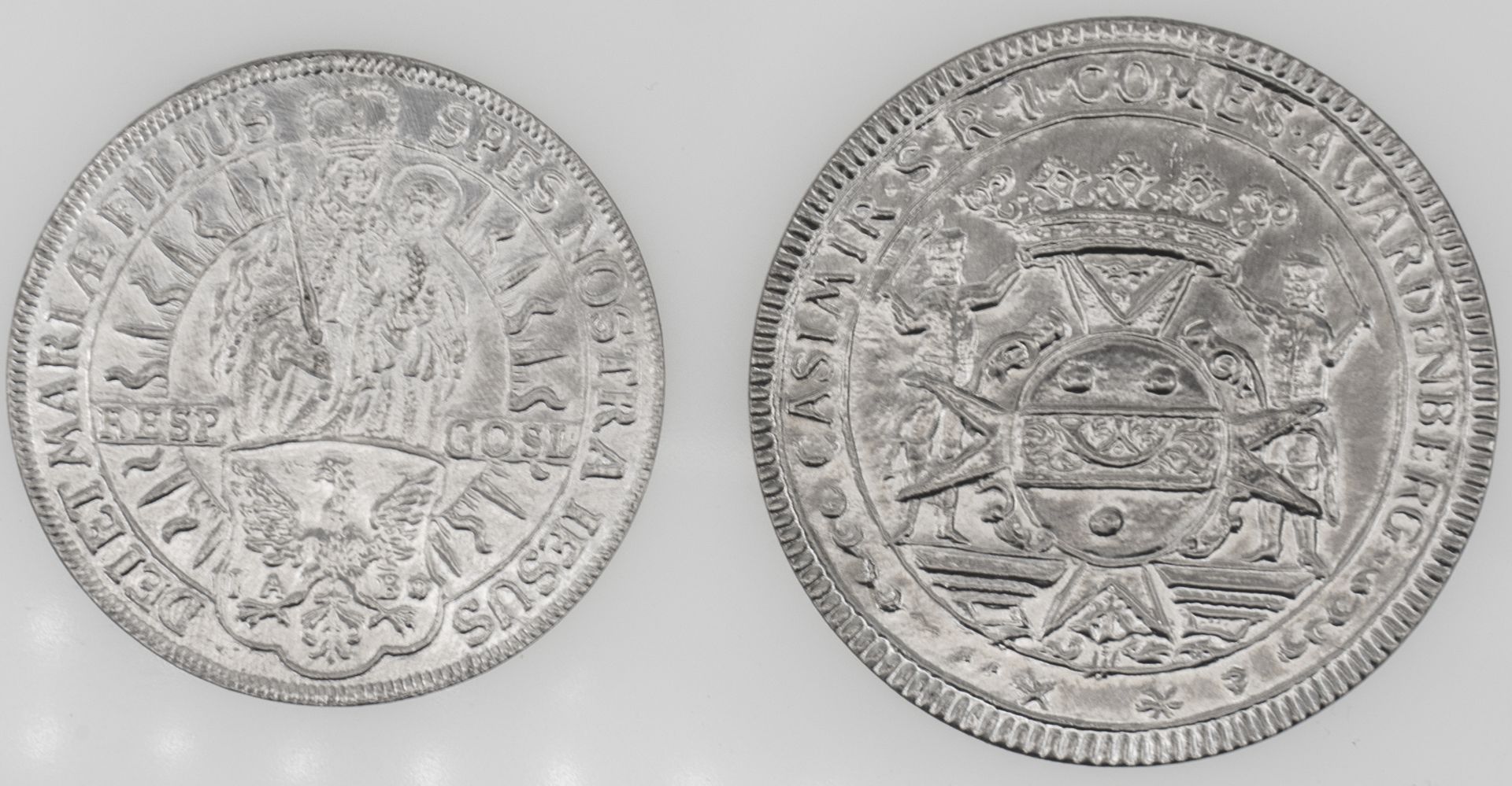 Marientaler von 1705 und Imsbach - Medaille von 1721. Beides Kopien.