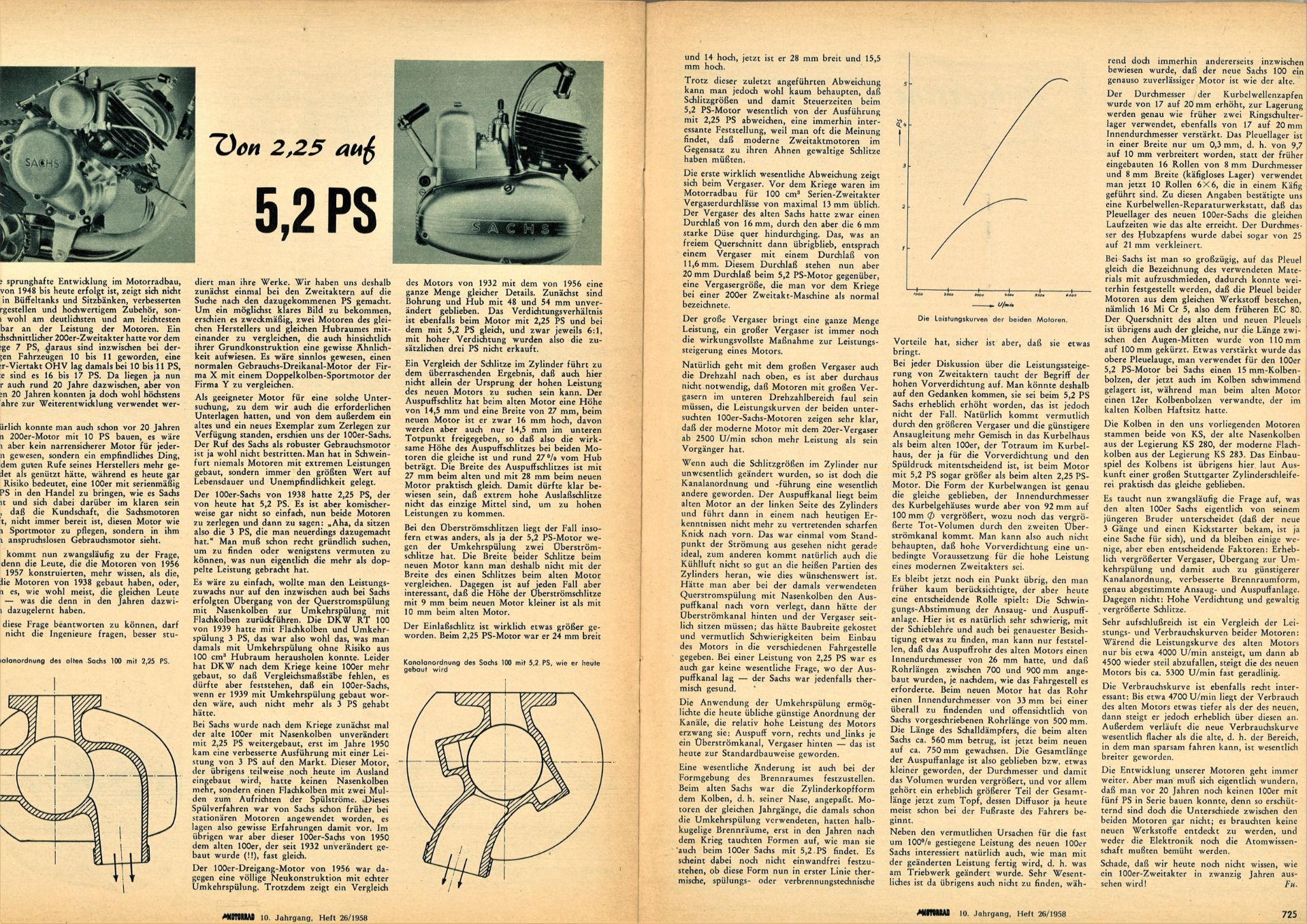 Das Motorrad, Magazin, hier 10. Jahrgang, 1958, Nr. 25 und 26, 13. Jahrgang 1961 Nr. 24 und 47, - Bild 4 aus 4