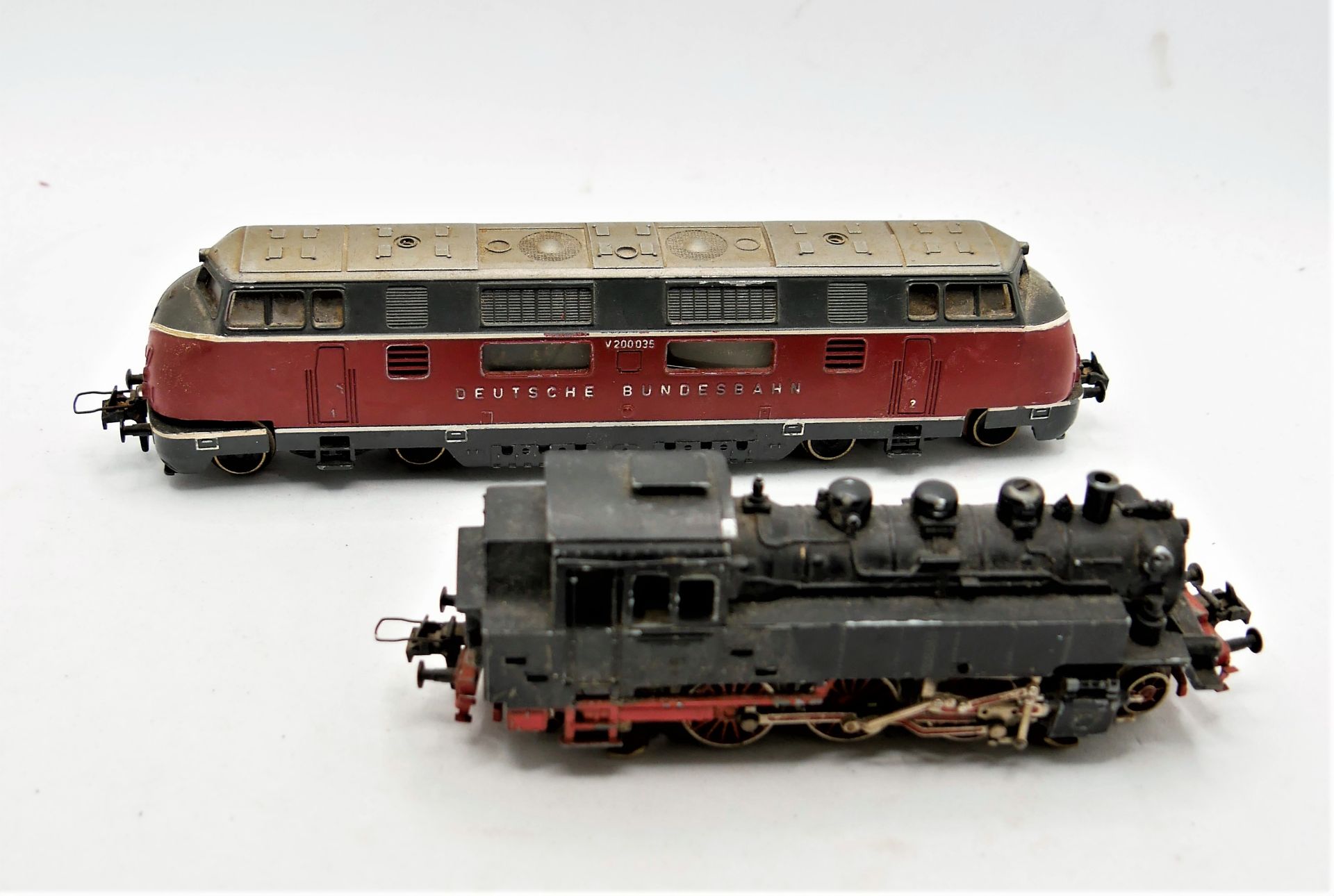 2 Fleischmann Lokomotiven, Metallguß, bespielter Zustand. Bitte besichtigen!