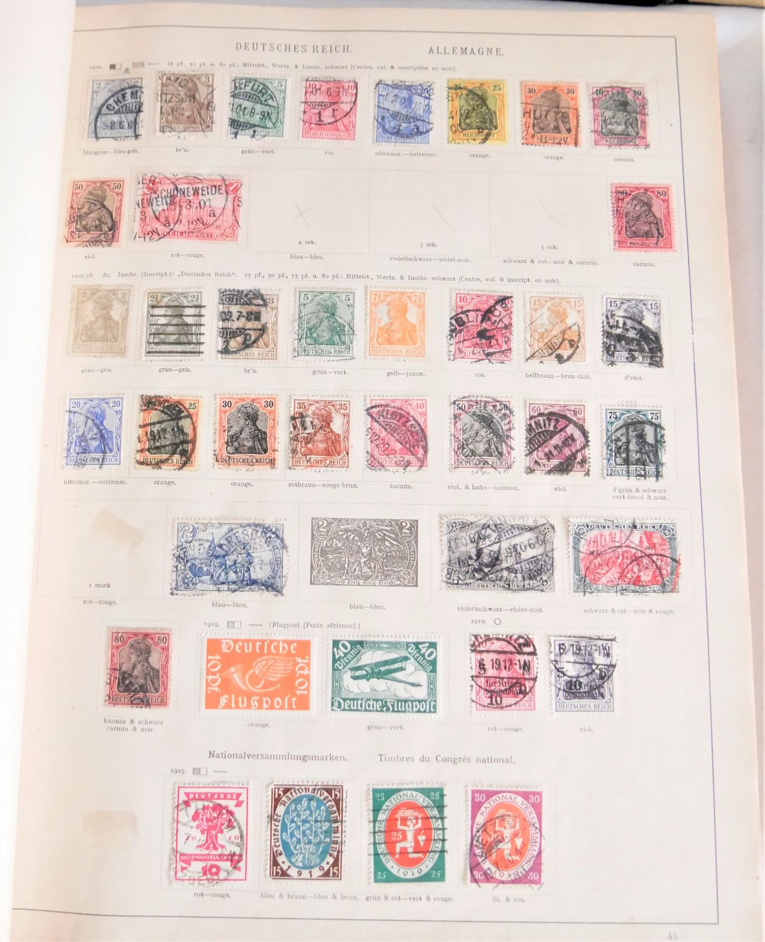 Lot Briefmarken, dabei 2 kleine Dublettenalben sowie 1 dicke Schwaneberger Schwarte. Bitte - Image 3 of 3