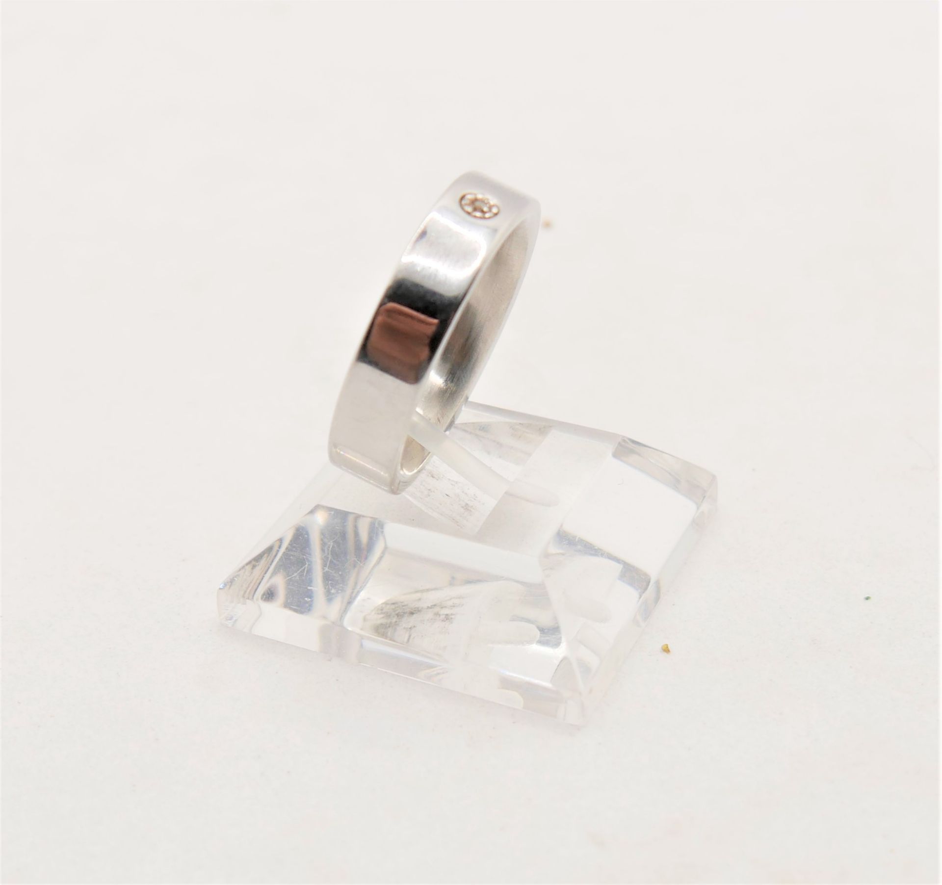 Damenring Morellato Love Ring, Edelstein, mit kleinem Diamant besetzt. Ringgröße 68 - Image 2 of 3