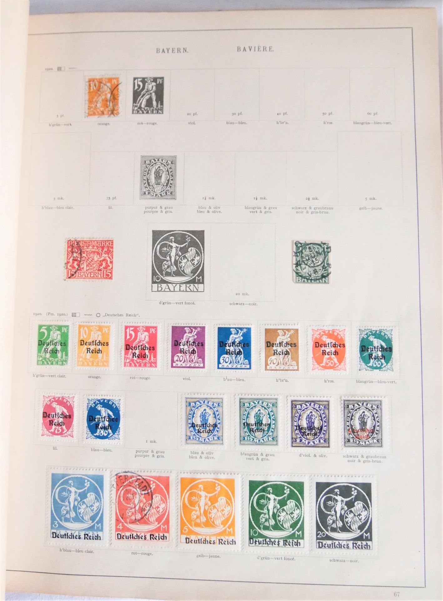 Lot Briefmarken, dabei 2 kleine Dublettenalben sowie 1 dicke Schwaneberger Schwarte. Bitte - Image 2 of 3