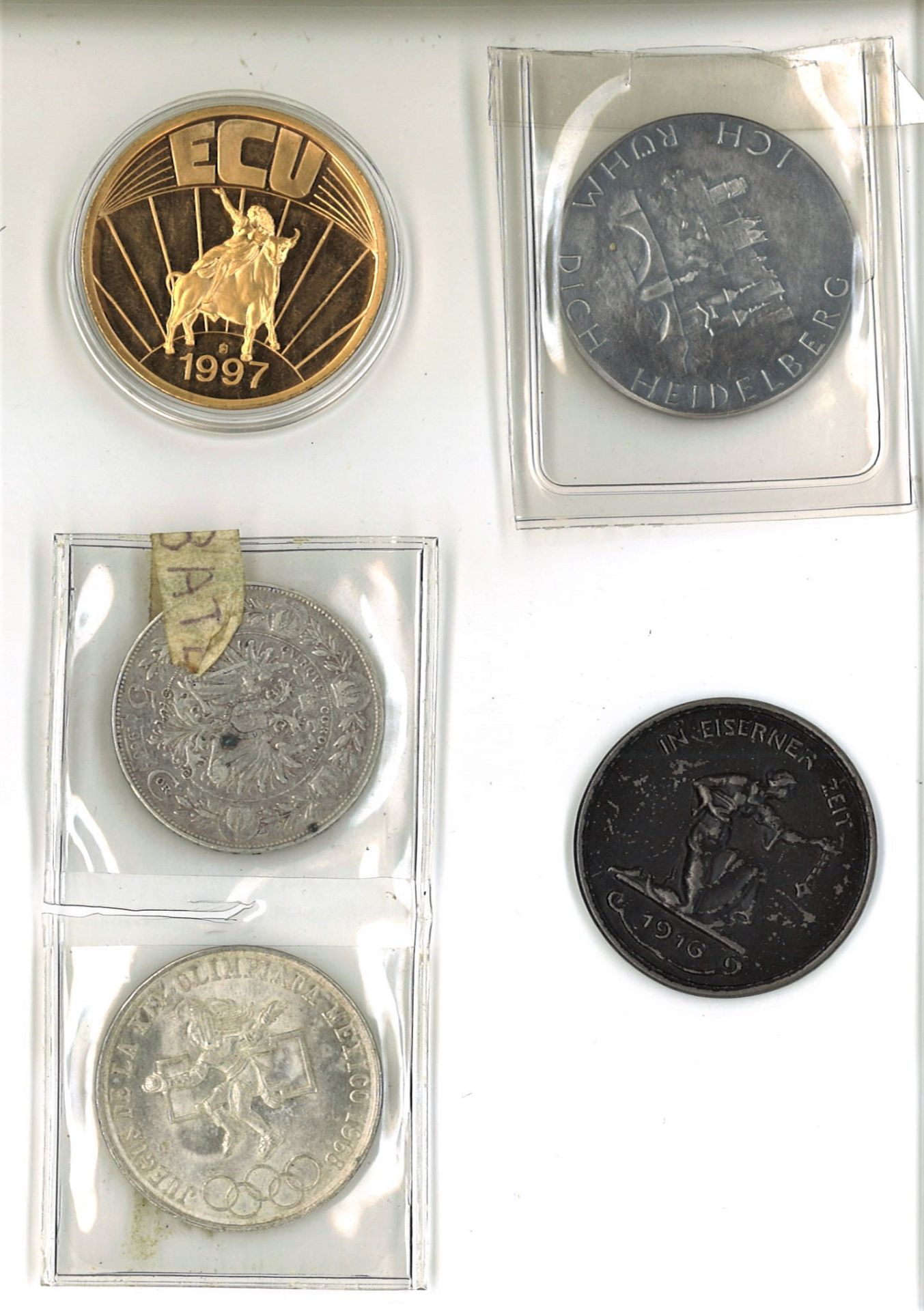 Lot Münzen und Medaillen, dabei Silber Mexiko, Österreich, etc. - Image 2 of 2