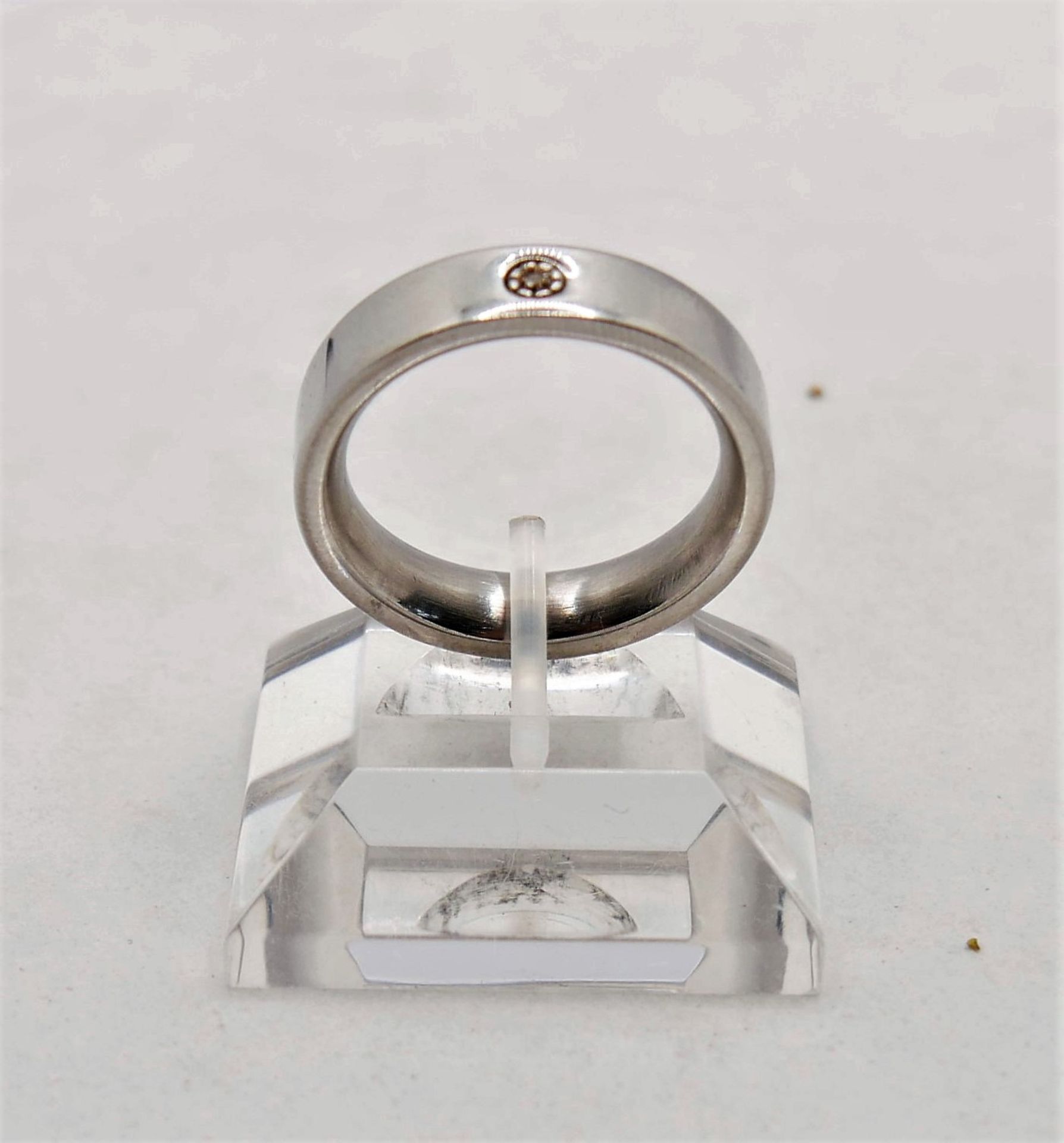 Damenring Morellato Love Ring, Edelstein, mit kleinem Diamant besetzt. Ringgröße 68