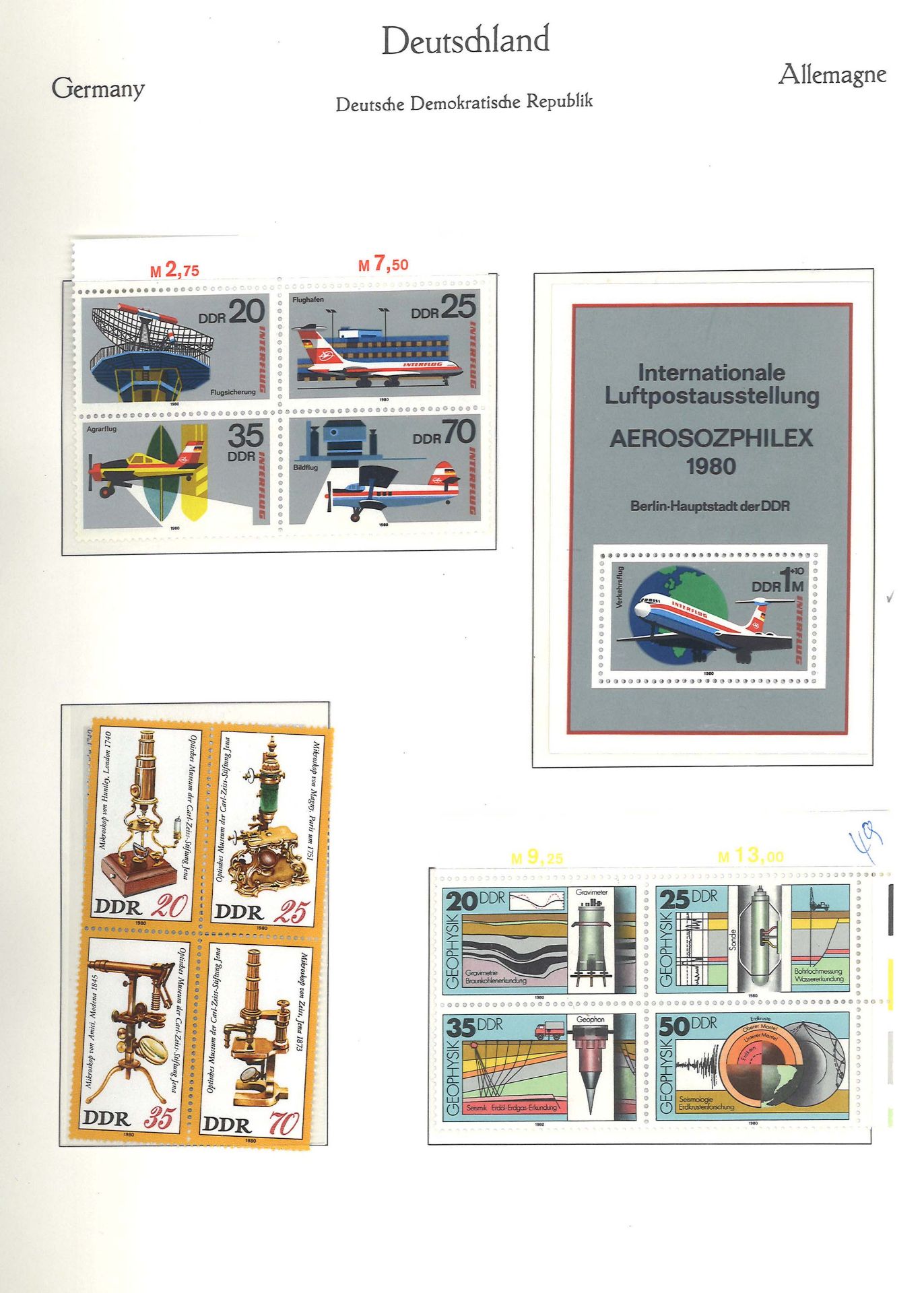 Postfrische DDR Sammlung, in KABE Vordruckalbum von 1980 - 1990, komplett bis auf wenige Marken, ca. - Image 5 of 5