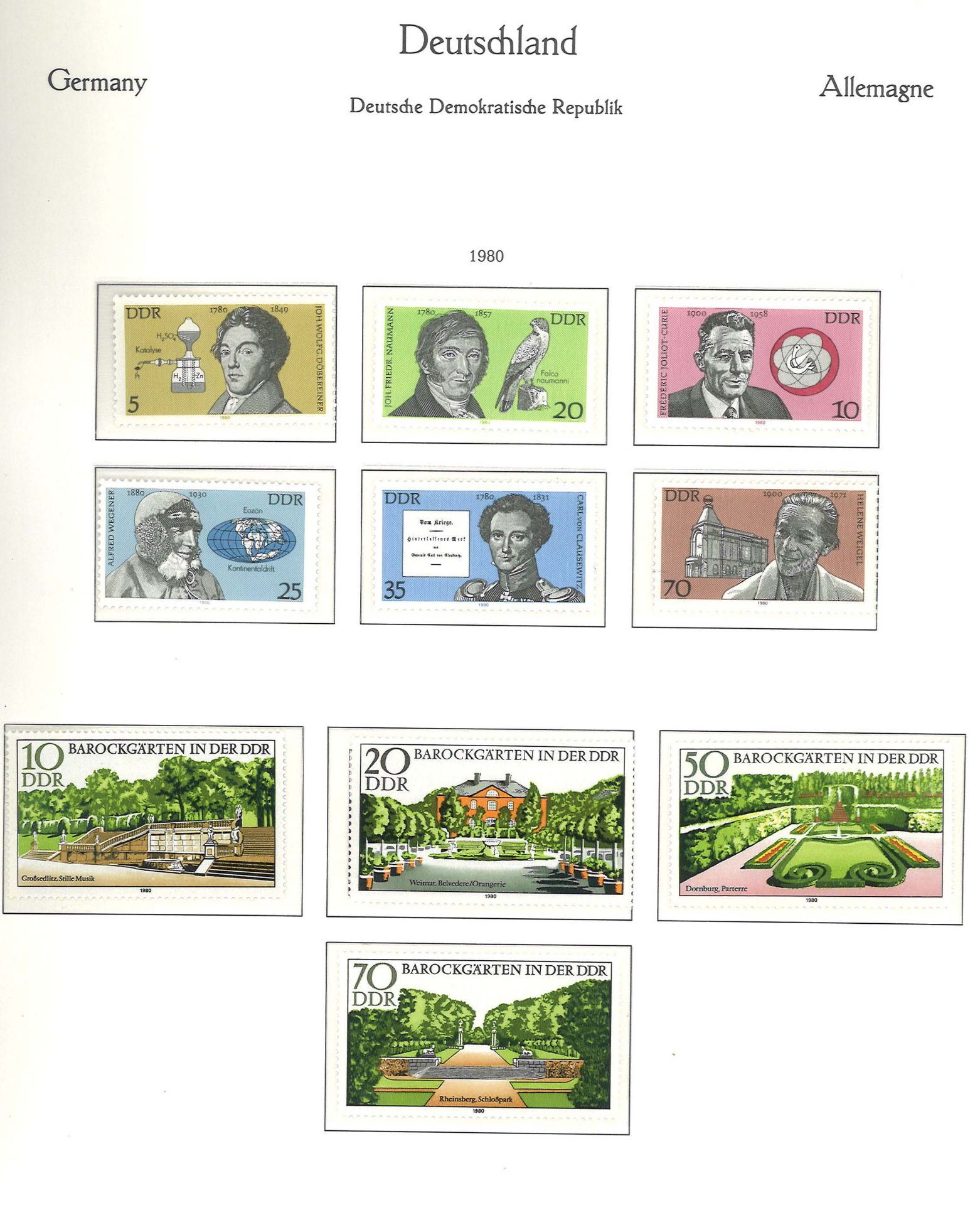Postfrische DDR Sammlung, in KABE Vordruckalbum von 1980 - 1990, komplett bis auf wenige Marken, ca. - Bild 2 aus 5