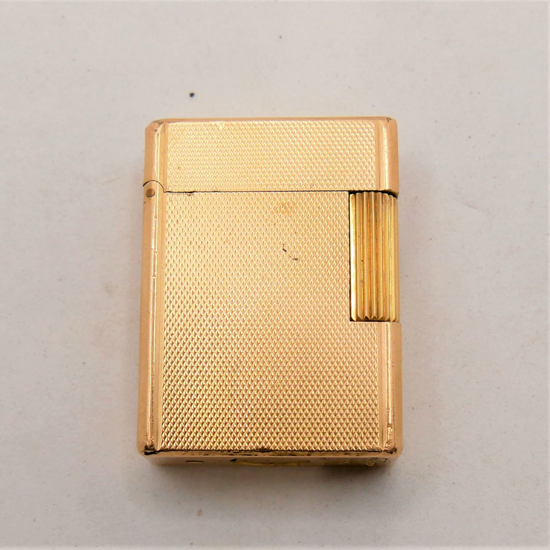 Feuerzeug S.T.Dupont Paris, Made in France, Nr. 20 u, vergoldet. Funktion geprüft. Gebrauchter