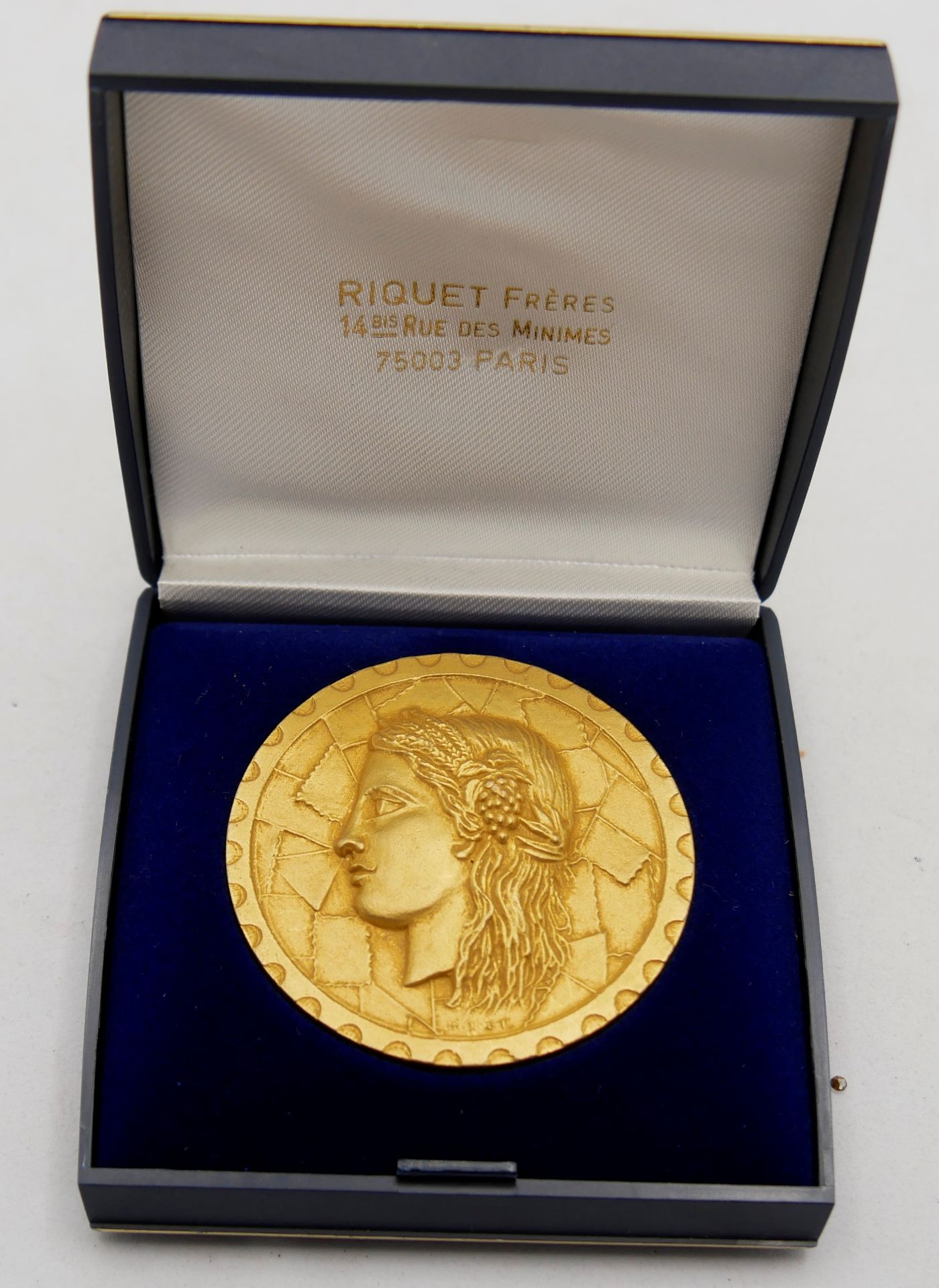 1 Medaille von Riquet Freres Paris für 90 ANS A.P.S. Epernay, 17 Avril 1988 Congress III, Region