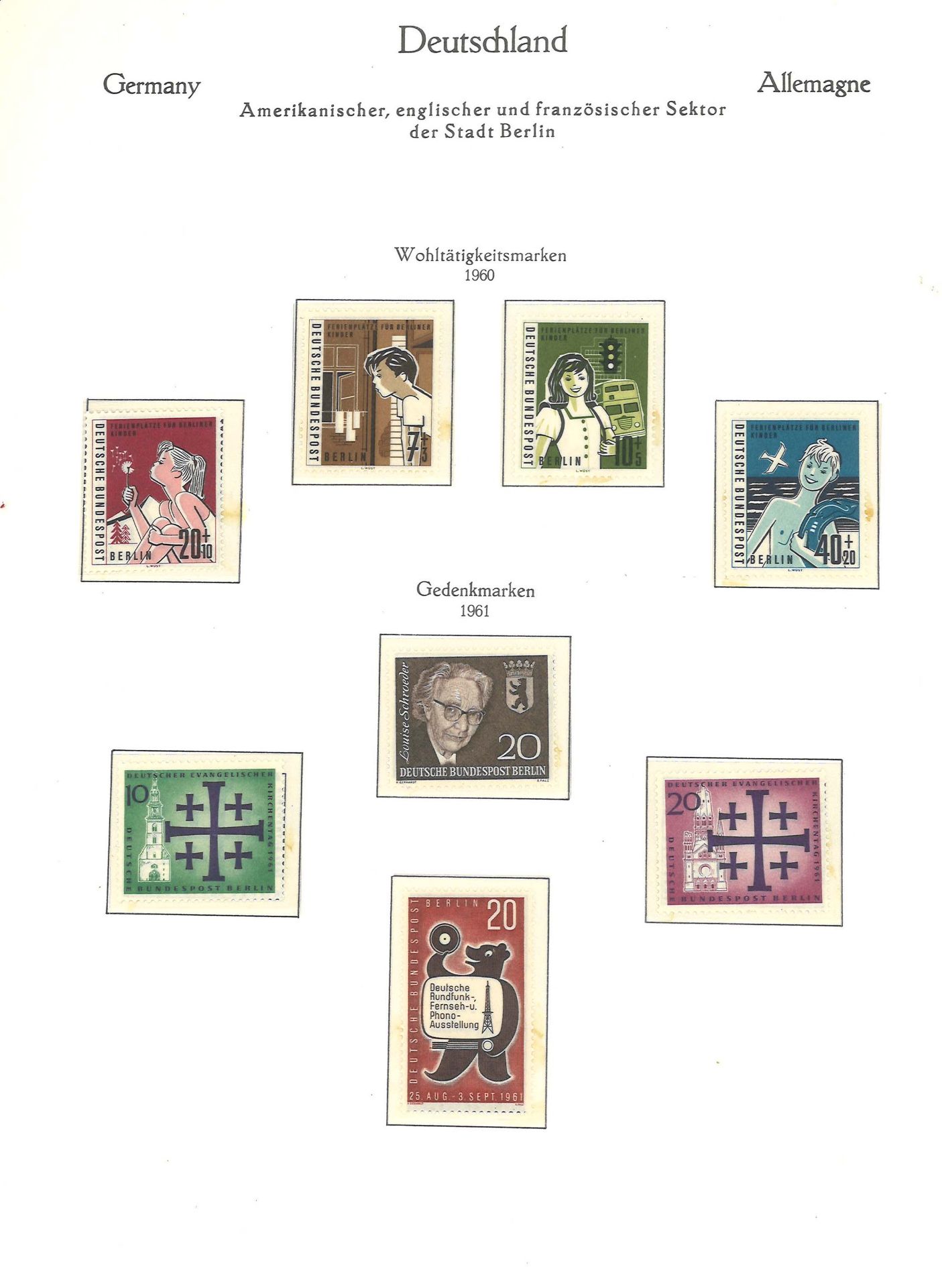 postfrische Berlin Sammlung auf Vordruckblätter in album von 1959-1990 in den Hauptnummern komplett, - Image 2 of 6