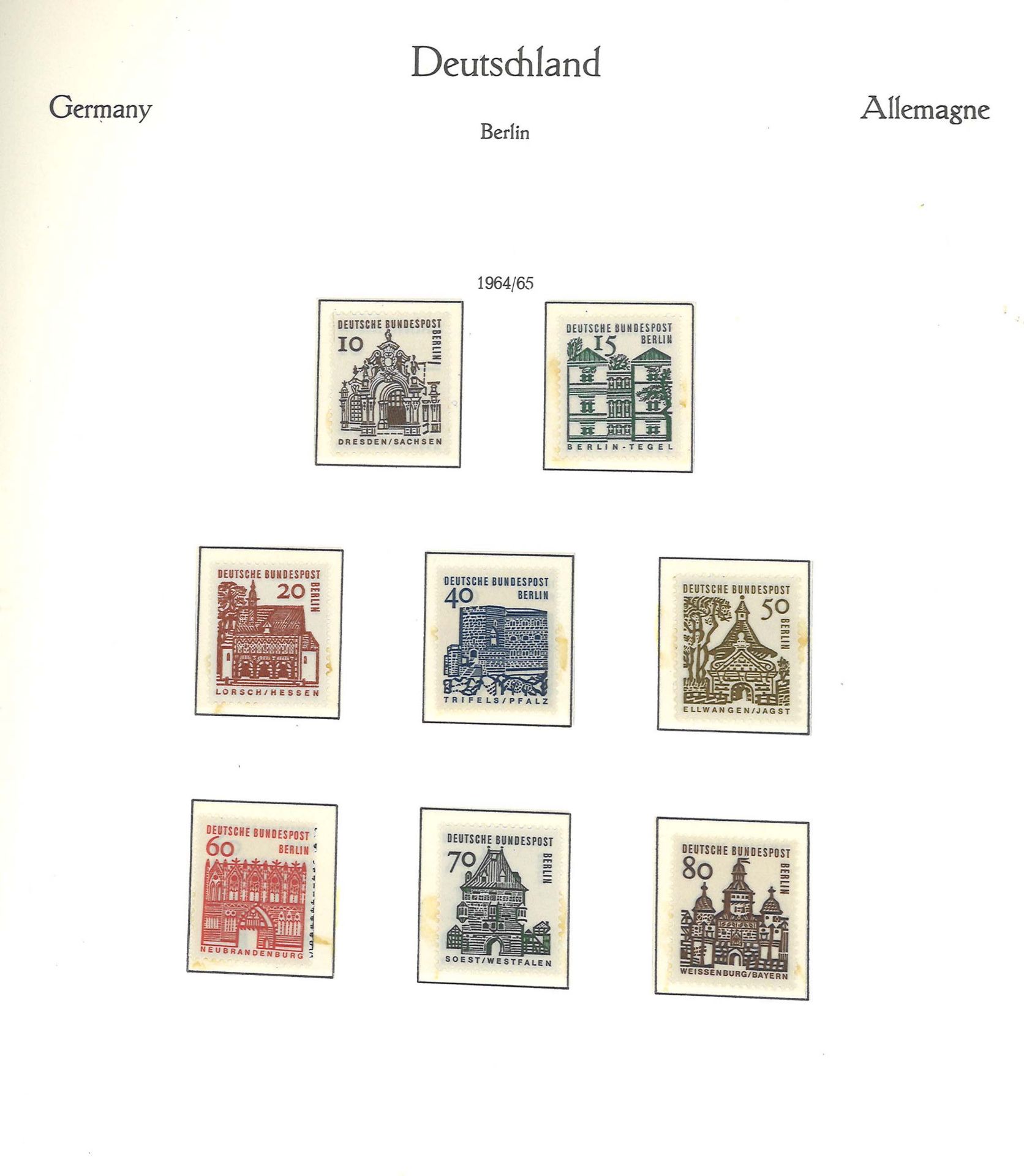 postfrische Berlin Sammlung auf Vordruckblätter in album von 1959-1990 in den Hauptnummern komplett, - Image 6 of 6