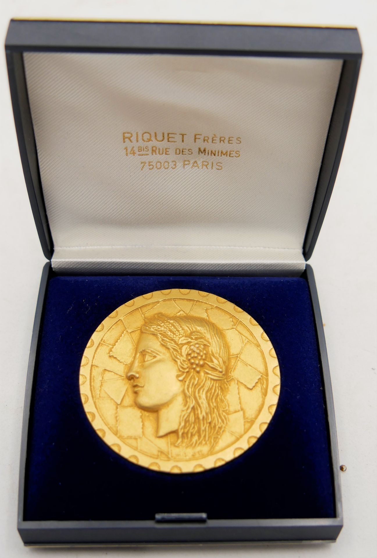 1 Medaille von Riquet Freres Paris für 90 ANS A.P.S. Epernay, 17 Avril 1988 Congress III, Region - Image 2 of 4