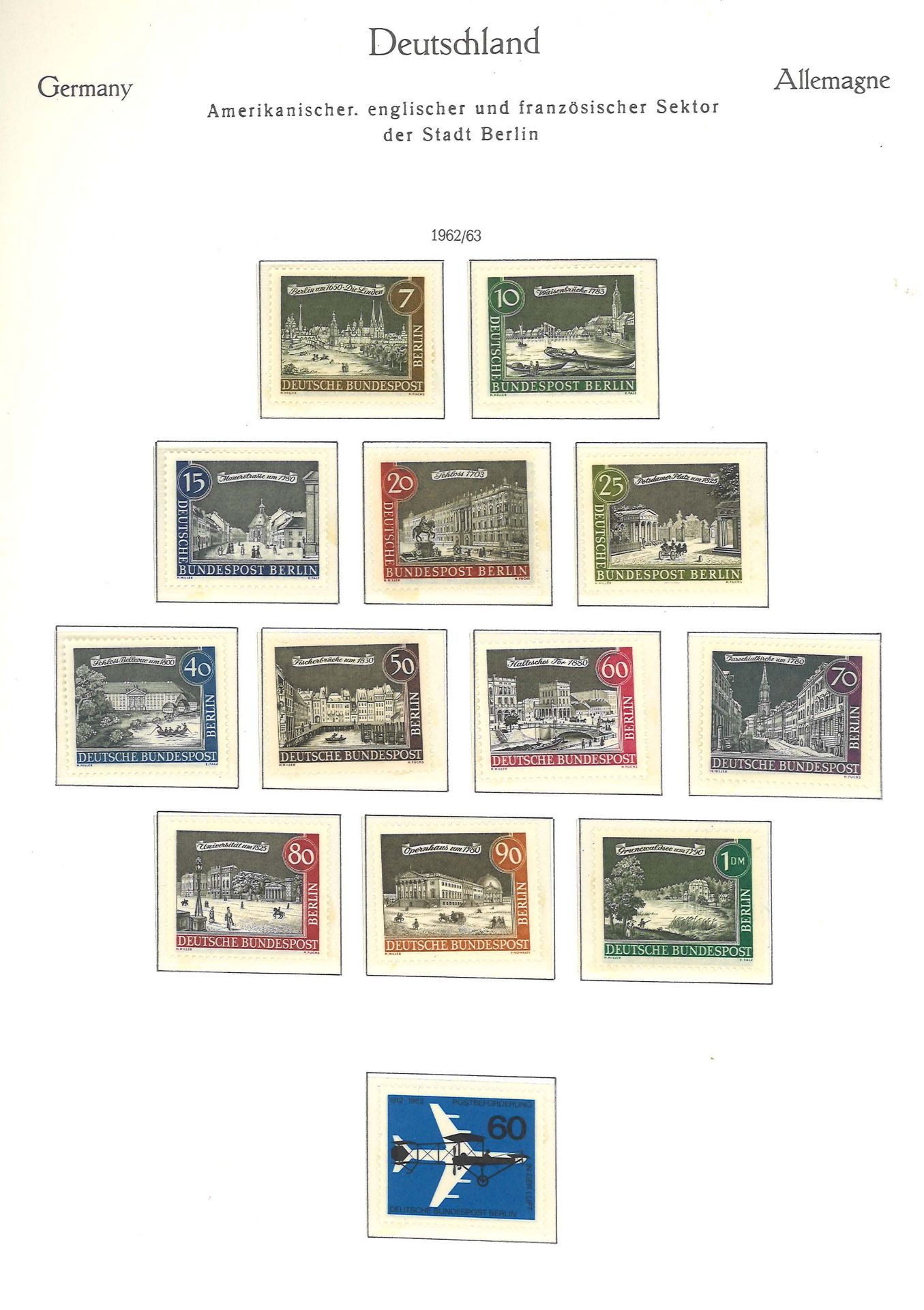 postfrische Berlin Sammlung auf Vordruckblätter in album von 1959-1990 in den Hauptnummern komplett, - Image 4 of 6