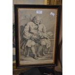 18TH CENTURY ENGRAVING AFTER WILLIAM HOGARTH - SIMON LORDE LOVAT, 19TH CENTURY ENGRAVING -