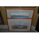 AFTER MARY HOLDEN BIRD, A PAIR OF COLOURED PRINTS, SCOTTISH WEST COAST SEASCAPES