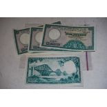 COLLECTION OF TWELVE 'NATIONAL COMMERCIAL BANK OF SCOTLAND LIMITED' FIVE POUND NOTES, ALL DATED