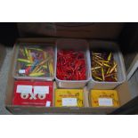 BOX OF ASSORTED FISHING LURES, ETC