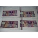 COLLECTION OF SIX 'THE COMMERCIAL BANK OF SCOTLAND LTD' FIVE POUND NOTES, COMPRISING TWO DATED 1949,